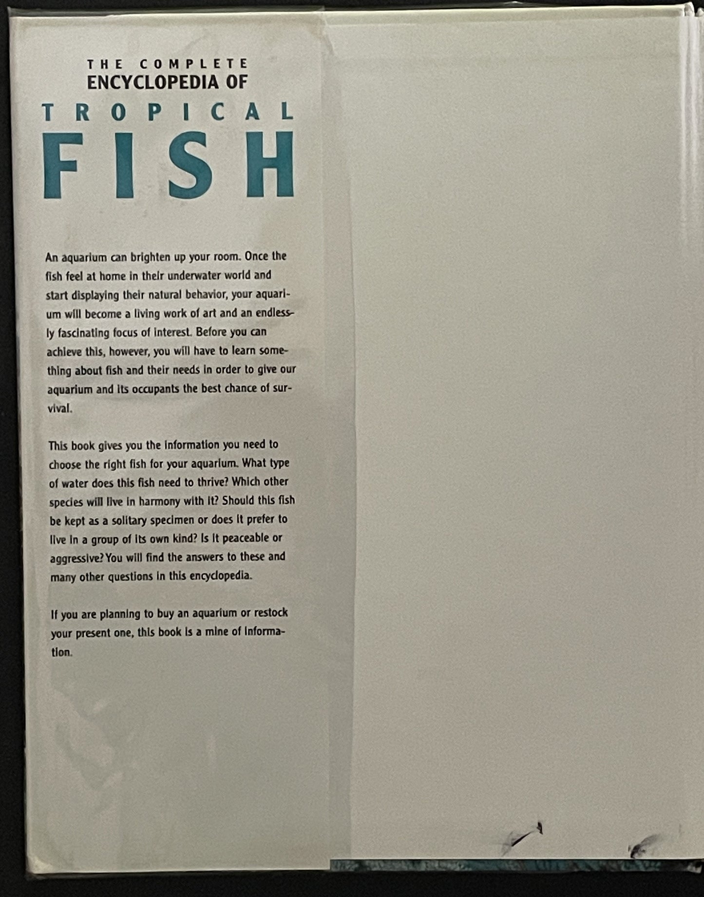 The Complete Encyclopedia of Tropical Fish by Esther J. J. Verhoef-Verhallen