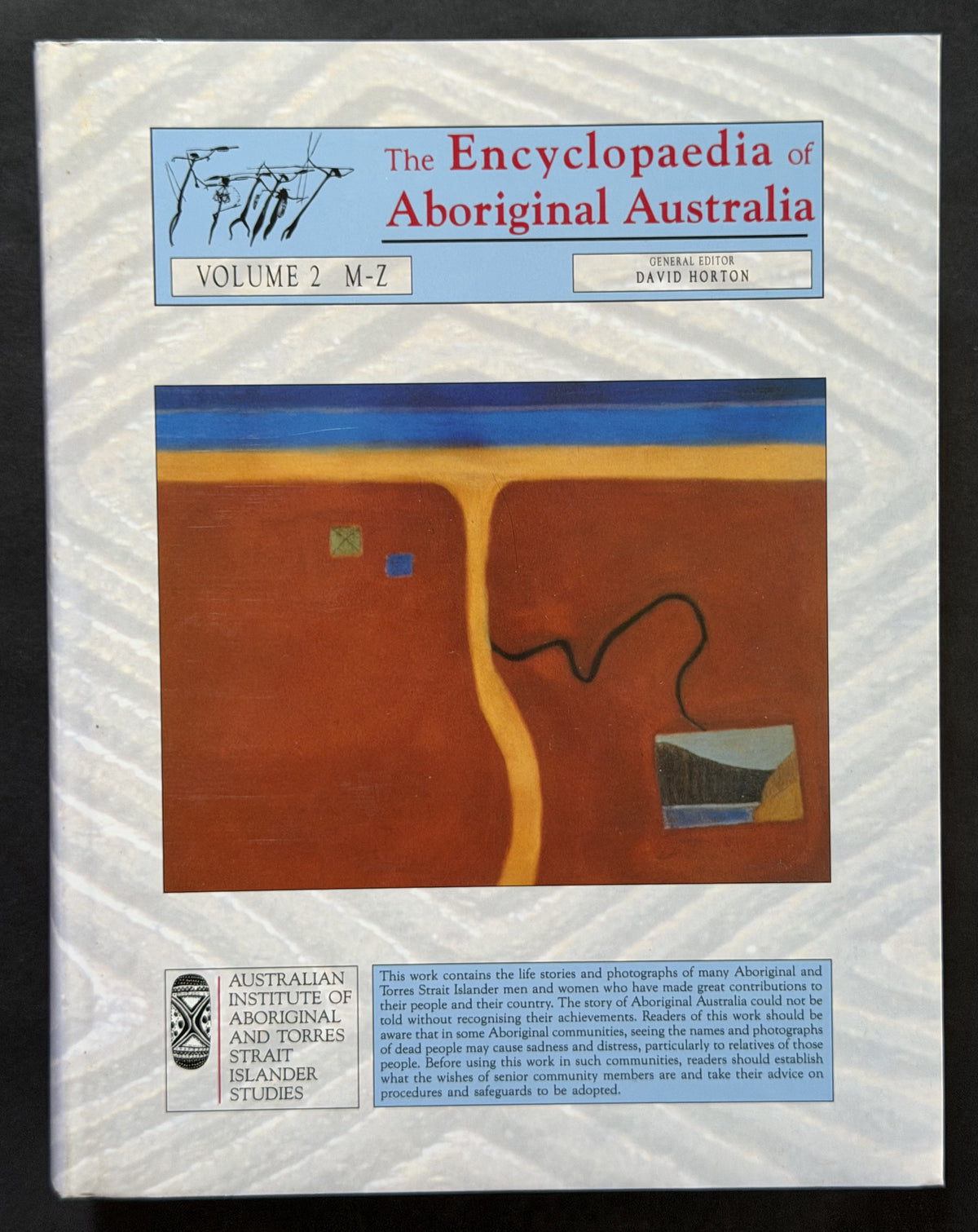 The Encyclopaedia of Aboriginal Australia by David Horton Vol 1 and 2