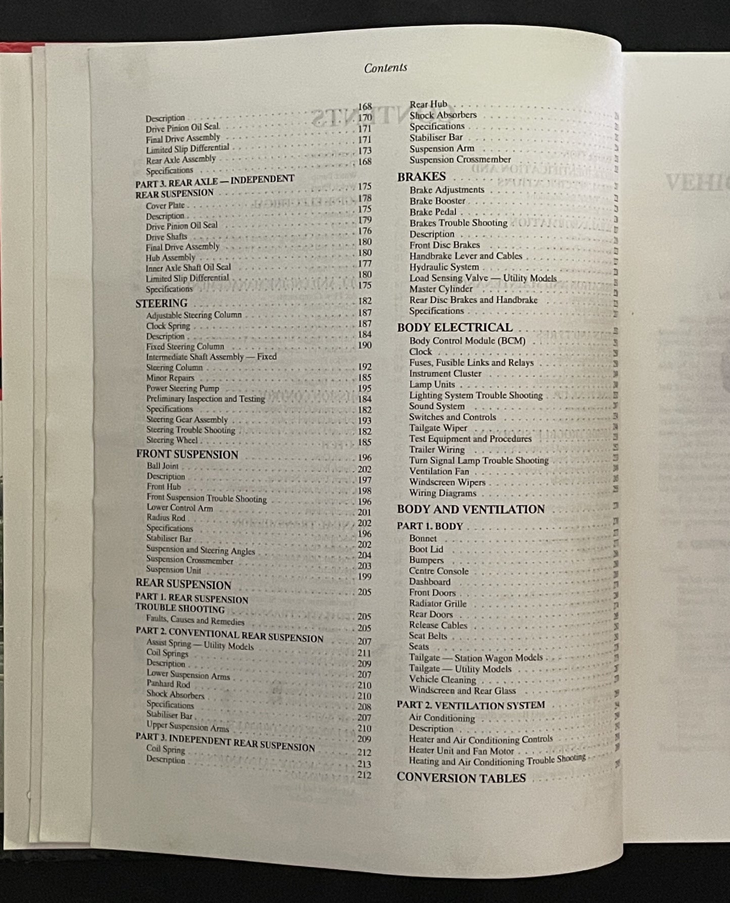 Commodore Lexcen V6 1993 - 1995 service and repair manual