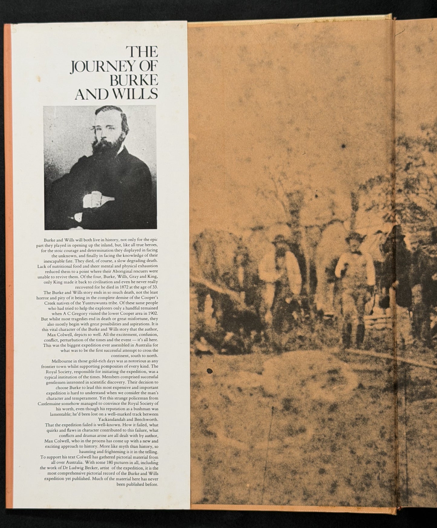 The Journey of Burke and Wills by Max Colwell