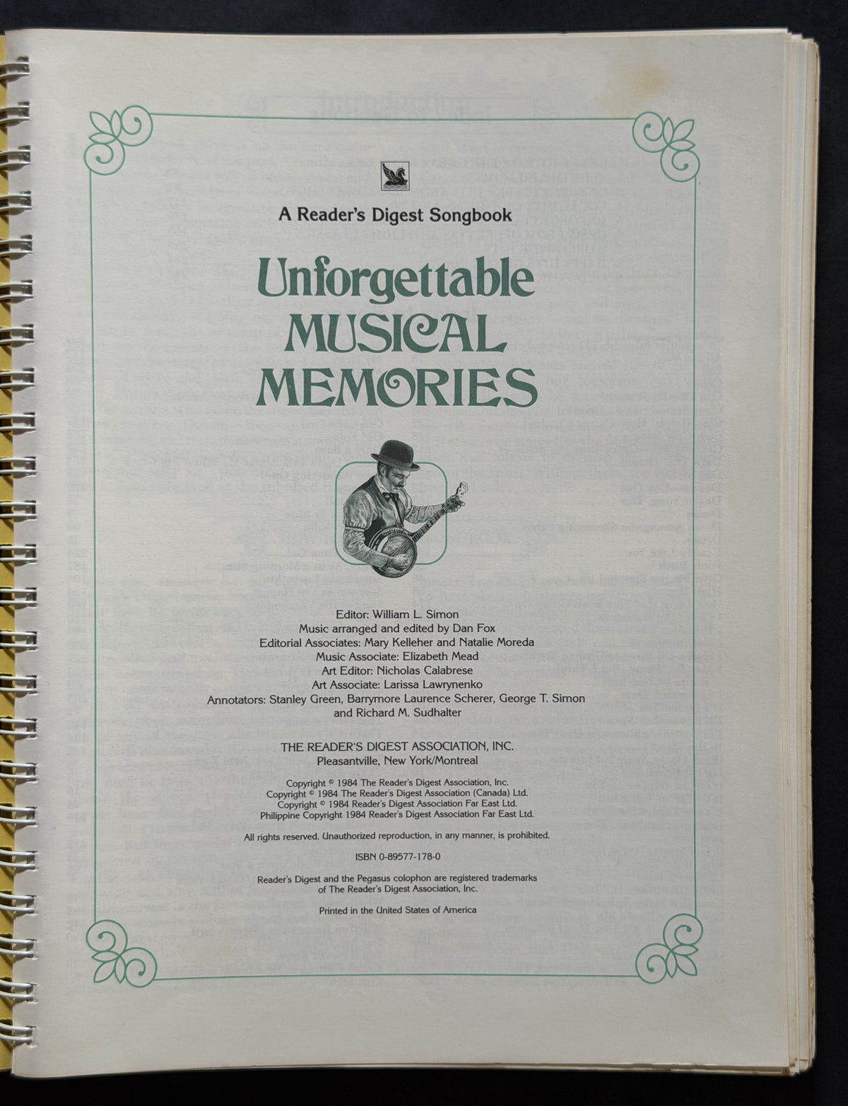 Unforgettable Musical Memories by The Reader's Digest Association, Inc.
