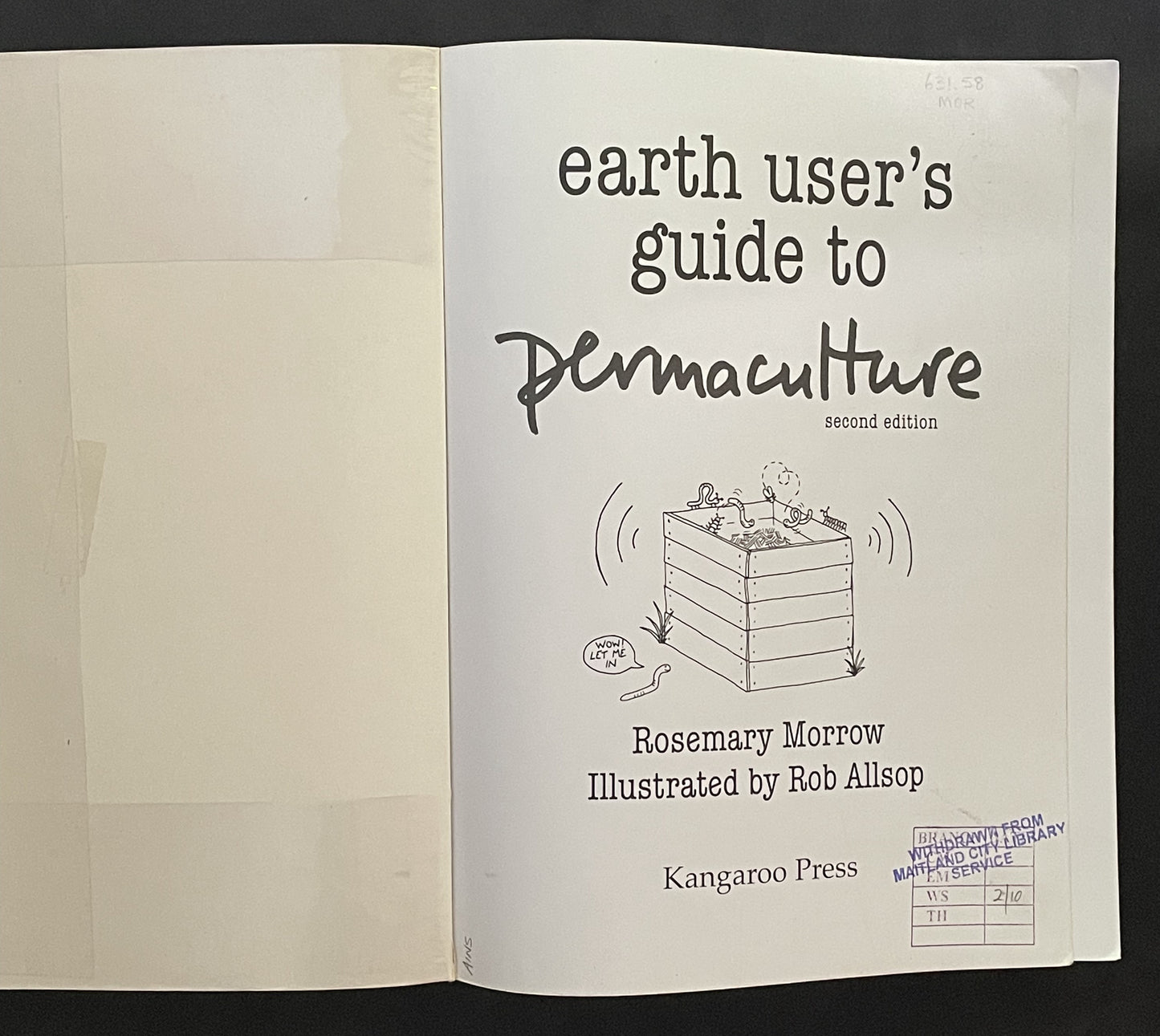 Earth User's Guide to Permaculture by Rosemary Morrow