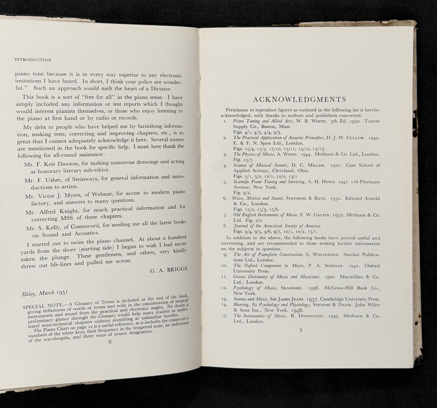 Pianos, Pianists and Sonics by G.A. Briggs