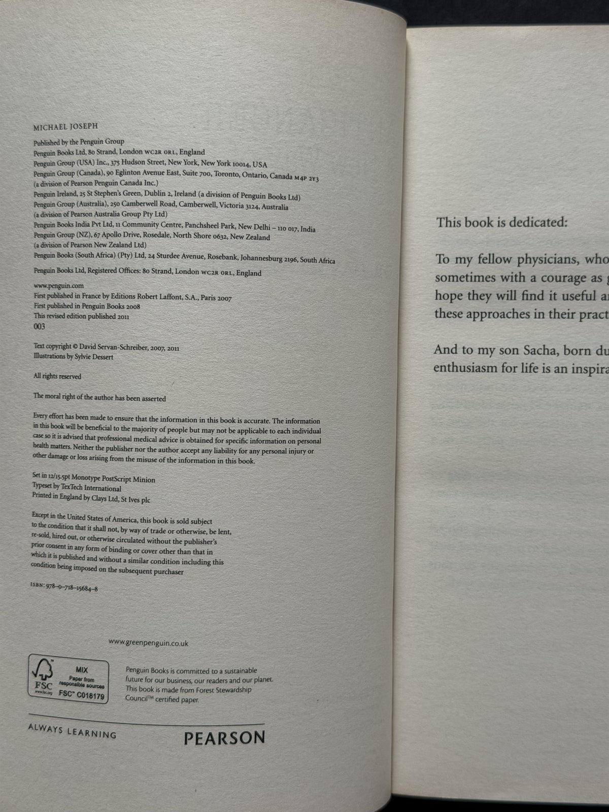 Anticancer by David Servan-Schreiber
