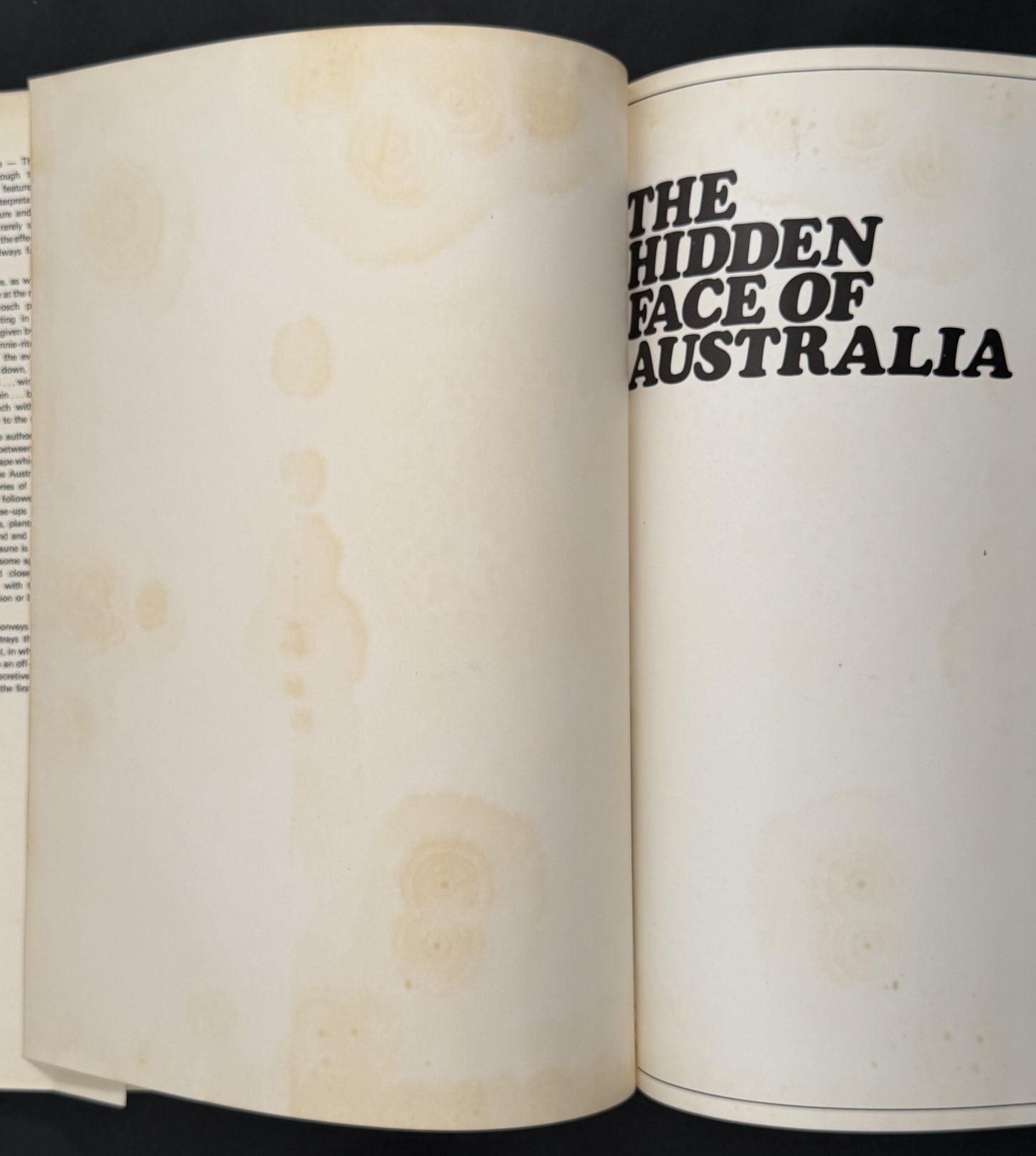 The Hidden Face of Australia by Richard Woldendorp and Peter Slater