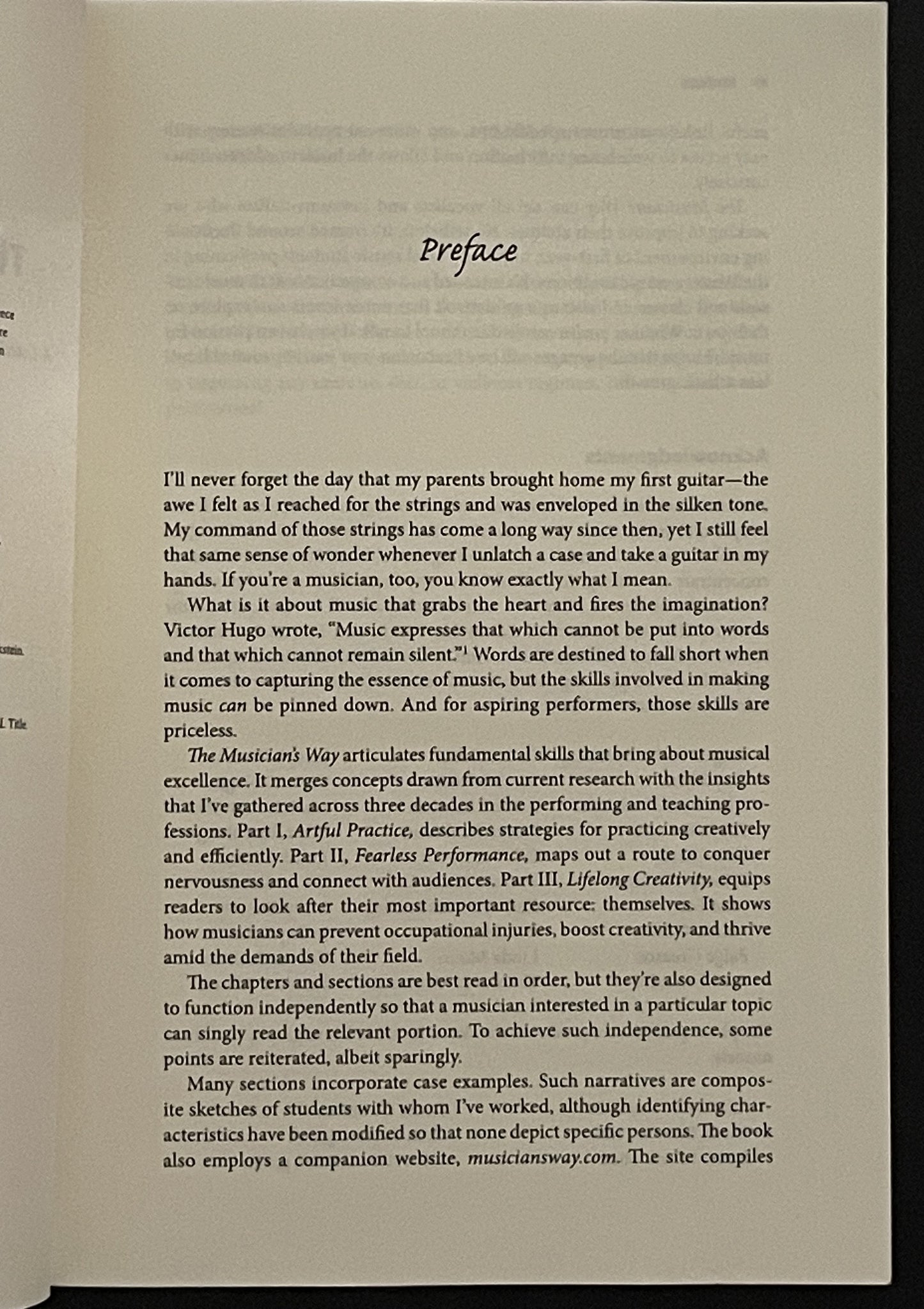 The Musician's Way by Gerald Klickstein