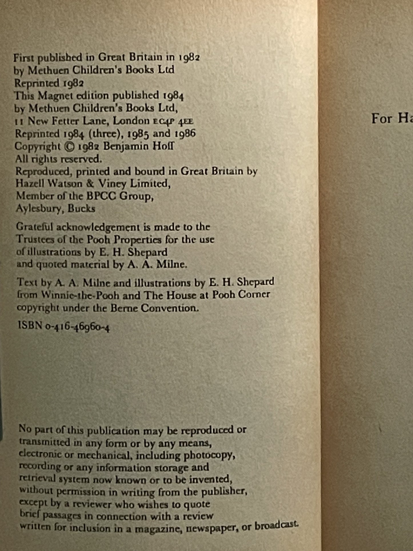 The Tao of Pooh by Benjamin Hoff