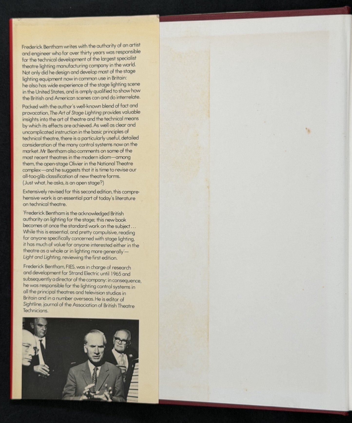The Art of Stage Lighting by Frederick Bentham