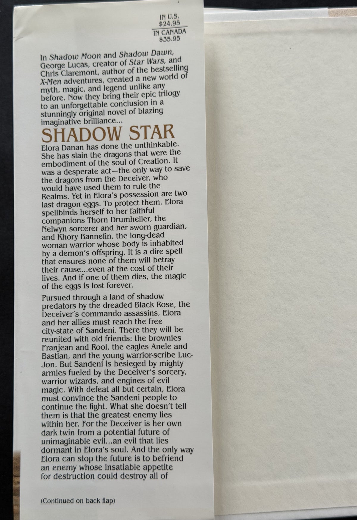Shadow Star by Chris Claremont, George Lucas