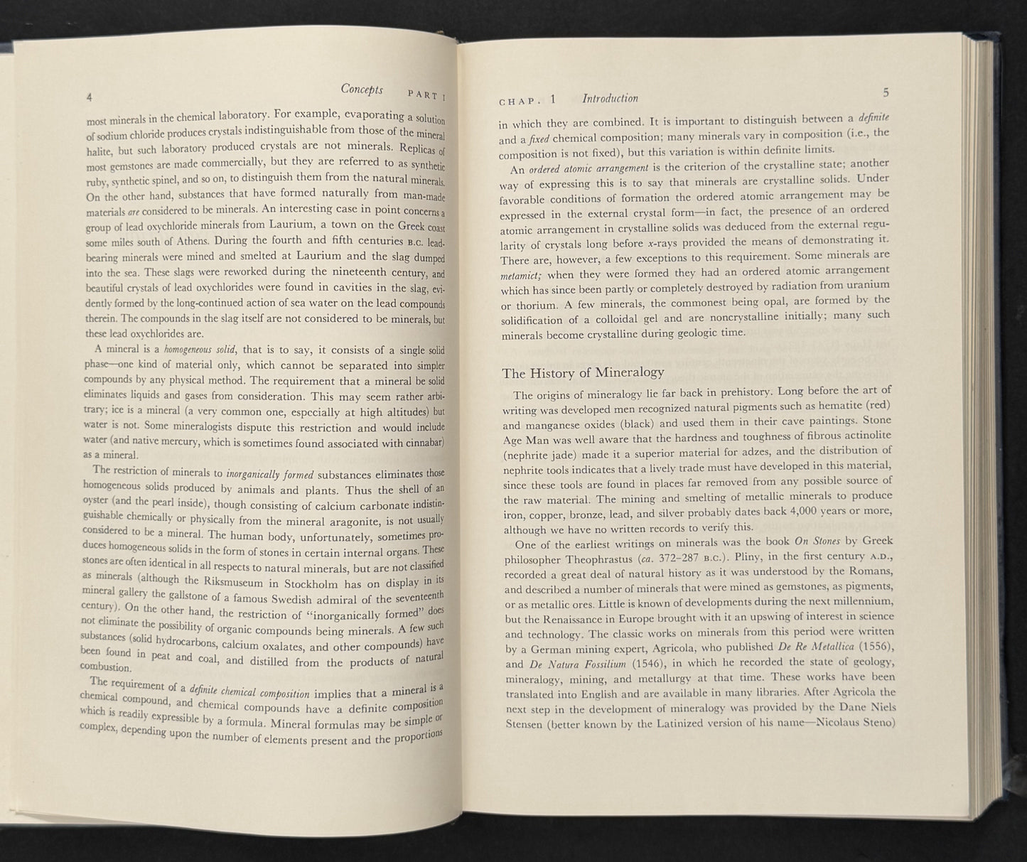 Mineralogy: Concepts, Descriptions, Determinations by L. G. Berry and Brian Mason
