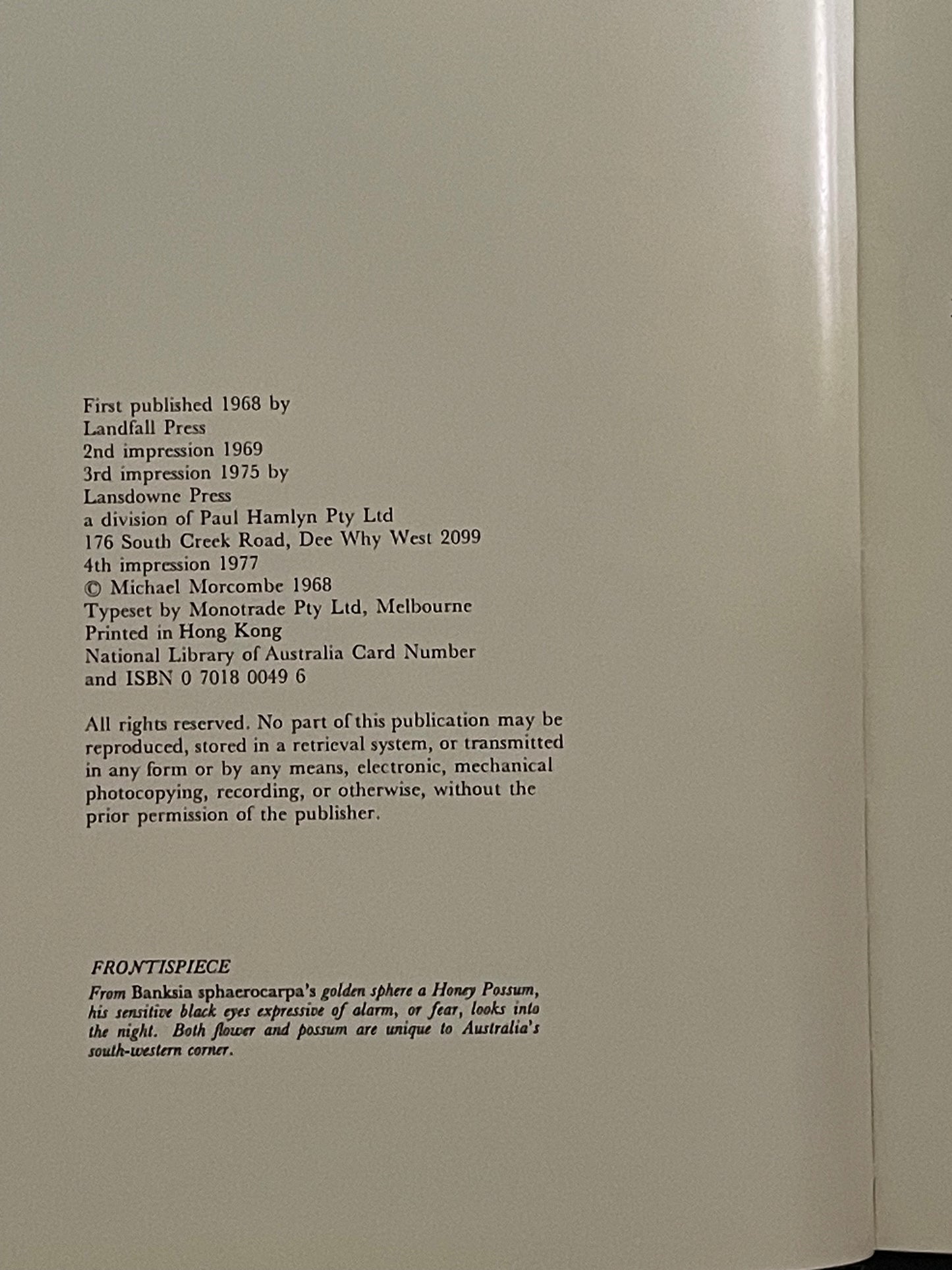 Australia's Western Wildflowers by Michael K. Morcombe