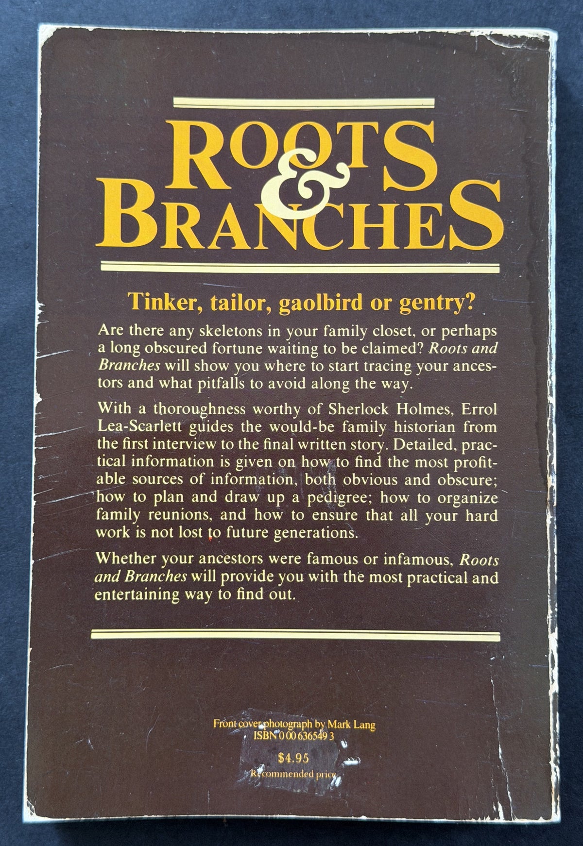 Roots and Branches - Ancestry for Australians