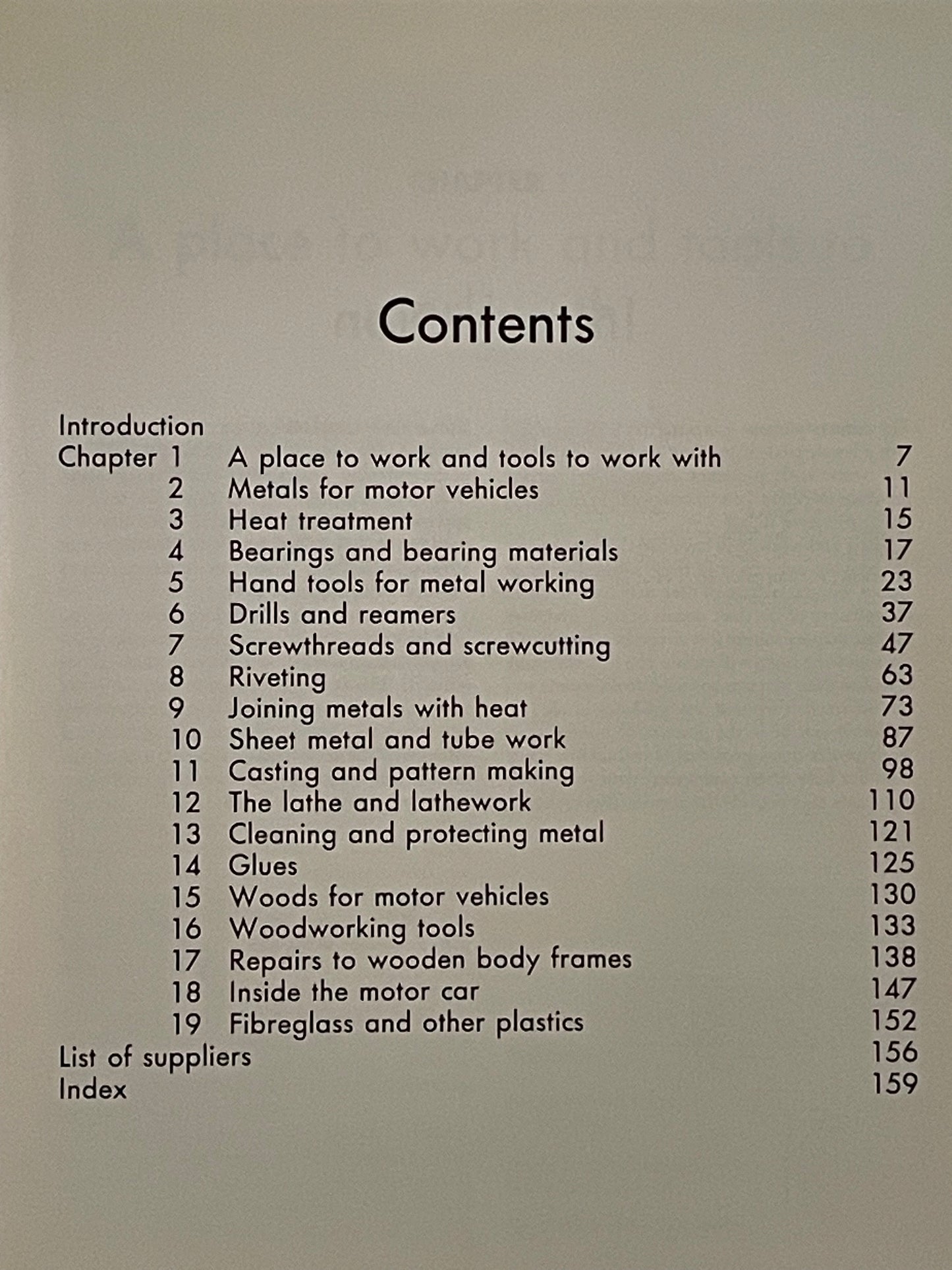 The Car Restorer's Workshop Companion by Geoff Purnell