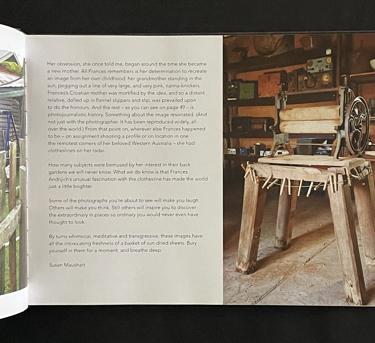 Consider the Clothesline by Frances Andrijich, text by Susan Maushart