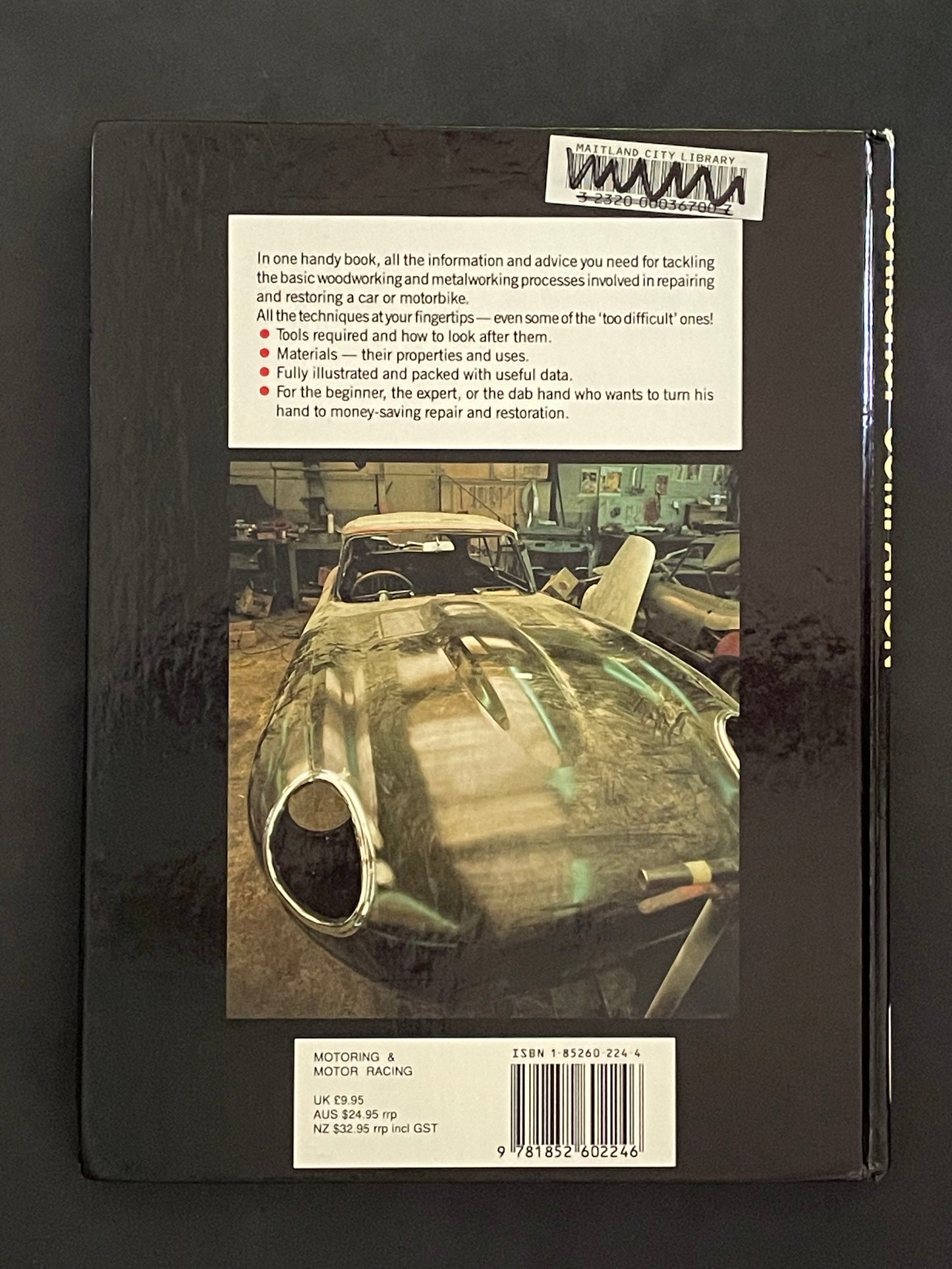 The Car Restorer's Workshop Companion by Geoff Purnell