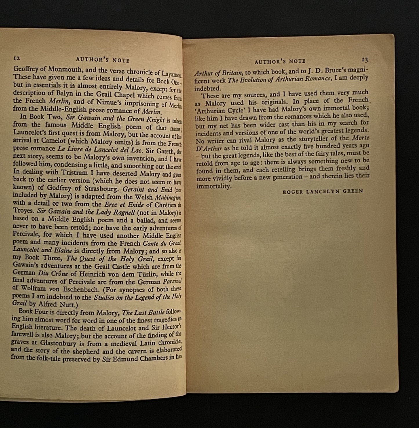 King Arthur and His Knights of the Round Table by Roger Lancelyn Green