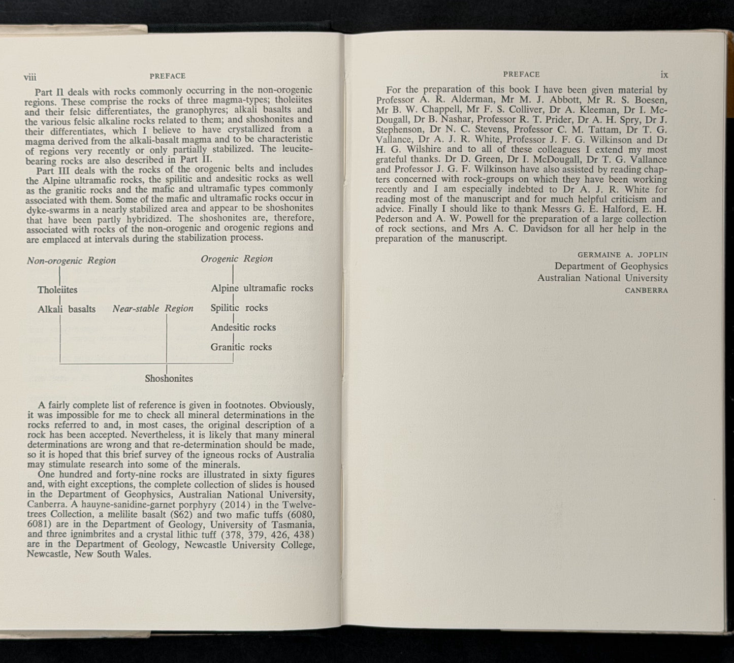 A Petrography of Australian Igneous Rocks by Germaine A. Joplin
