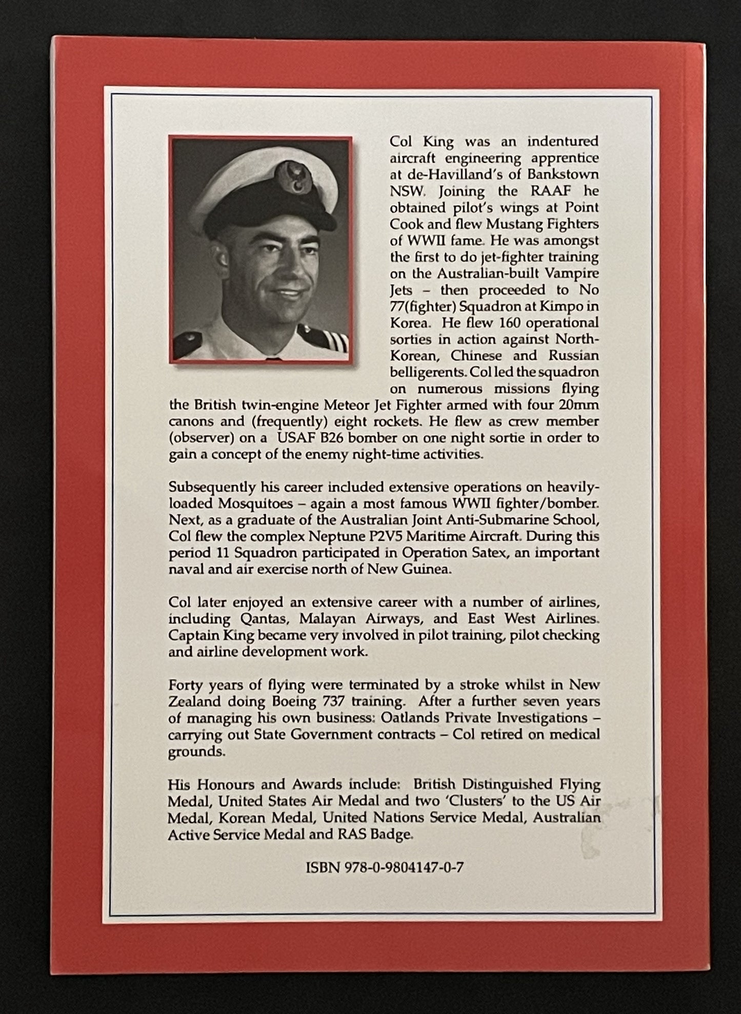 War Gave Us Wings by Colin G. King