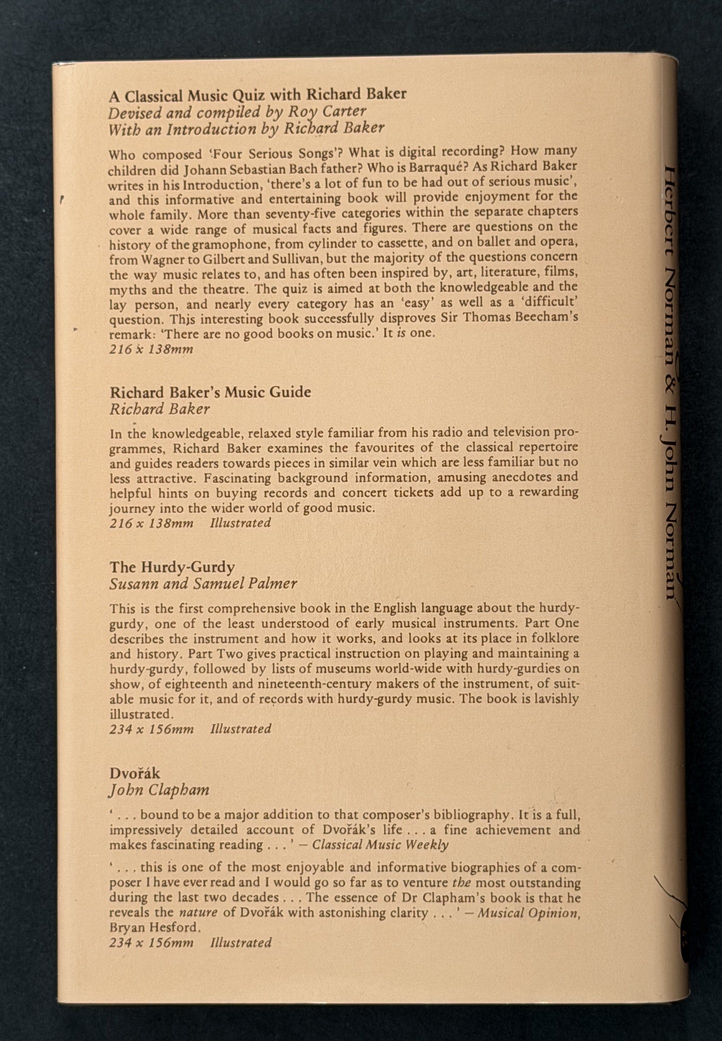 The Organ Today by Herbert Norman & H. John Norman