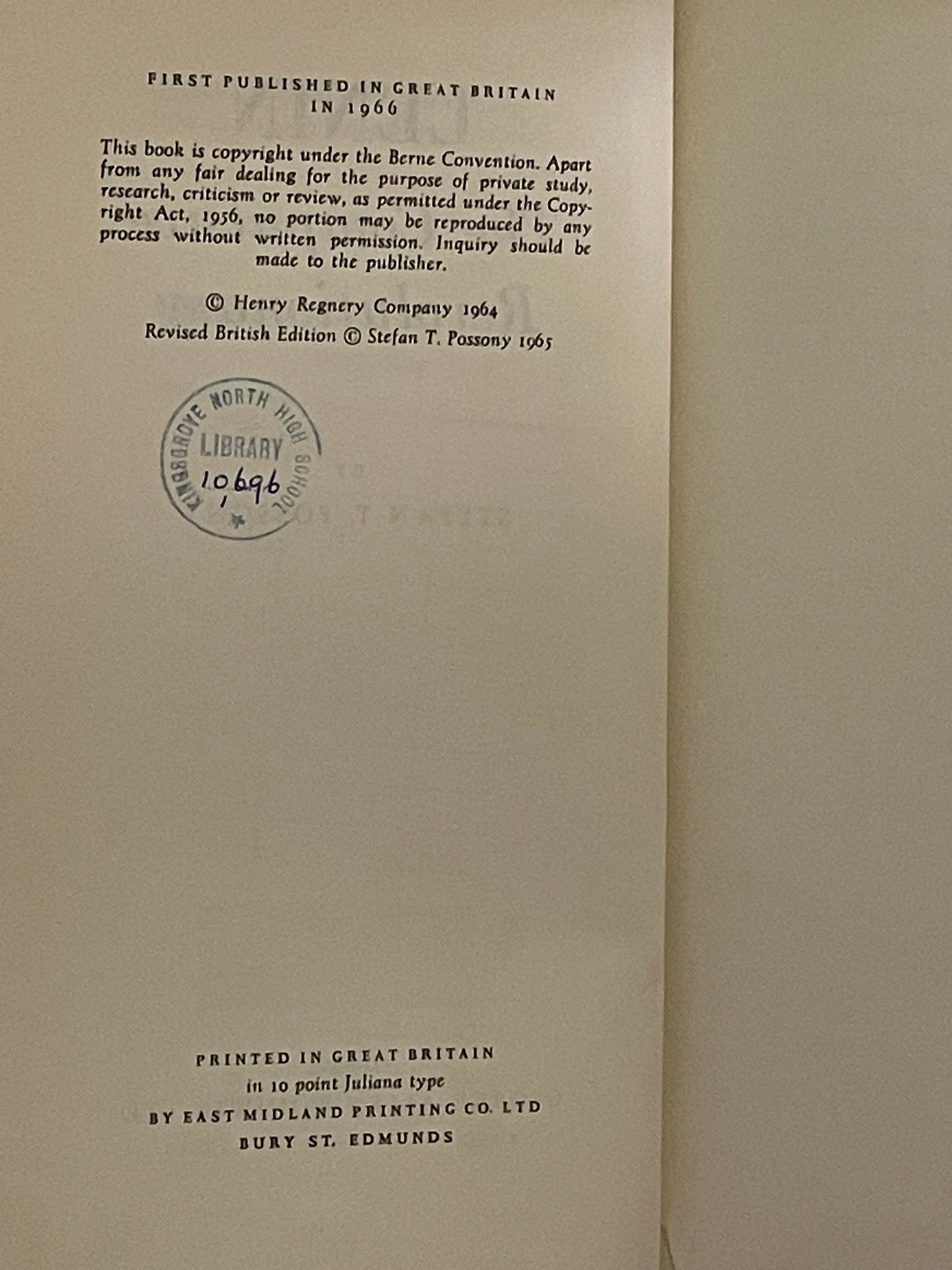 Lenin: The Compulsive Revolutionary by Stefan T. Possony