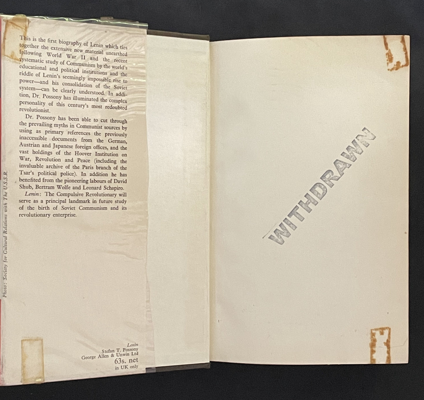 Lenin: The Compulsive Revolutionary by Stefan T. Possony