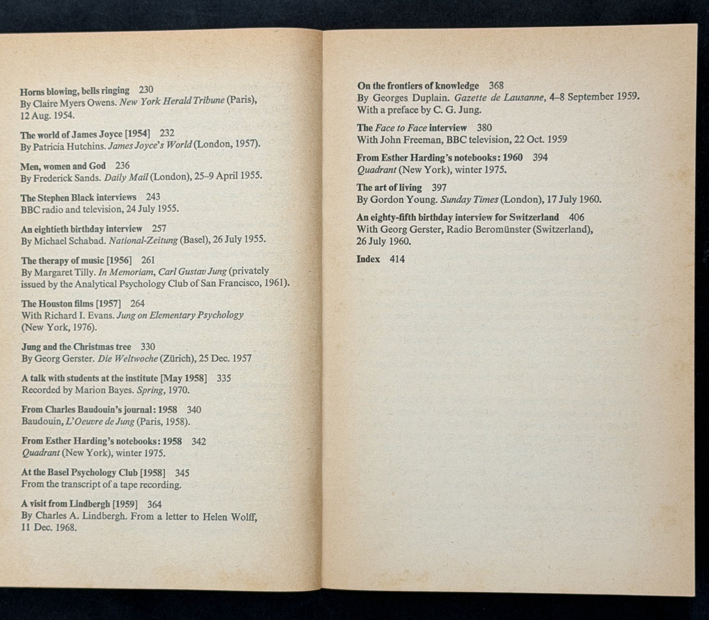 C. G. Jung Speaking: Interviews and Encounters edited by William McGuire and R. F. C. Hull
