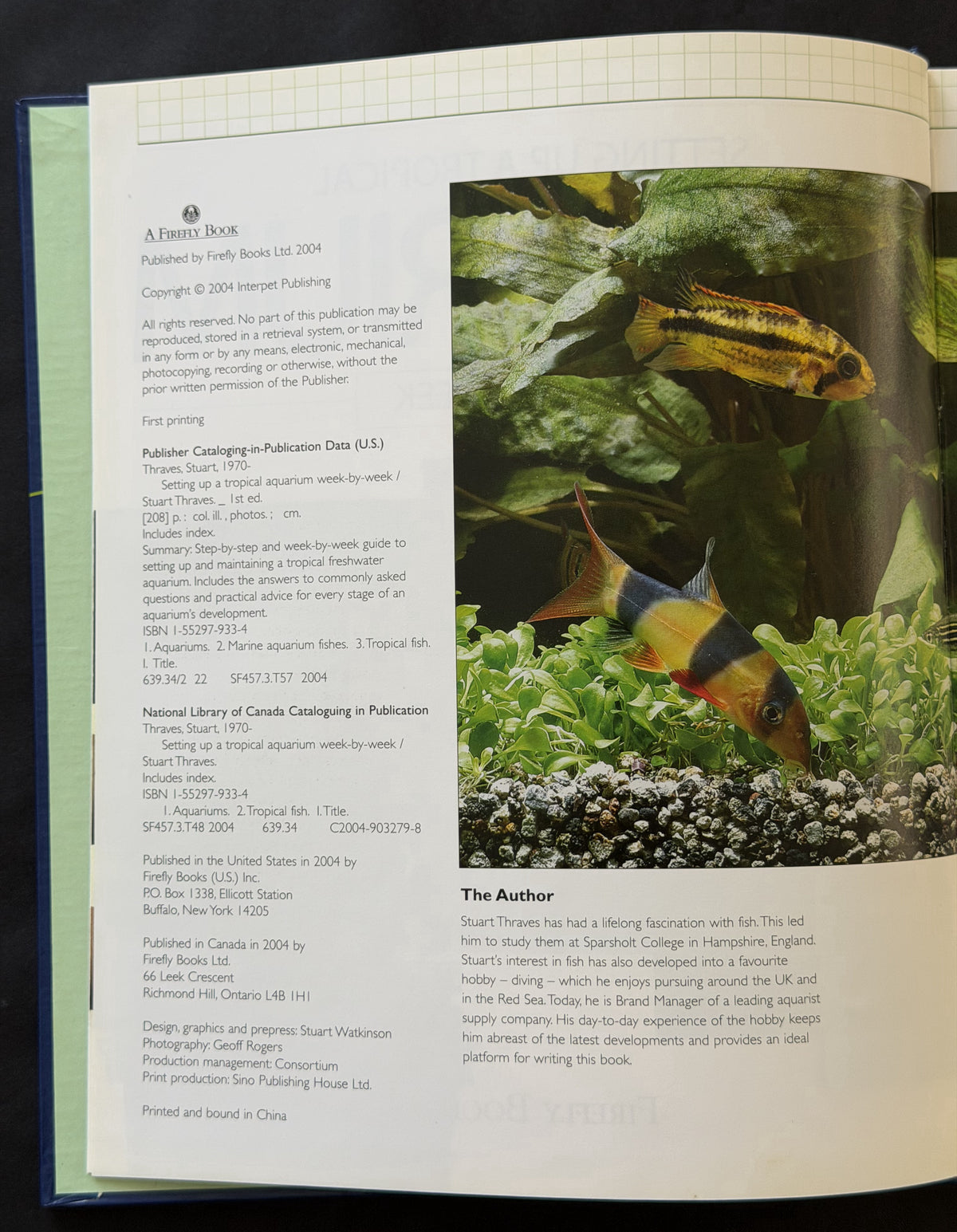 Setting up a tropical aquarium week-by-week by Stuart Thraves