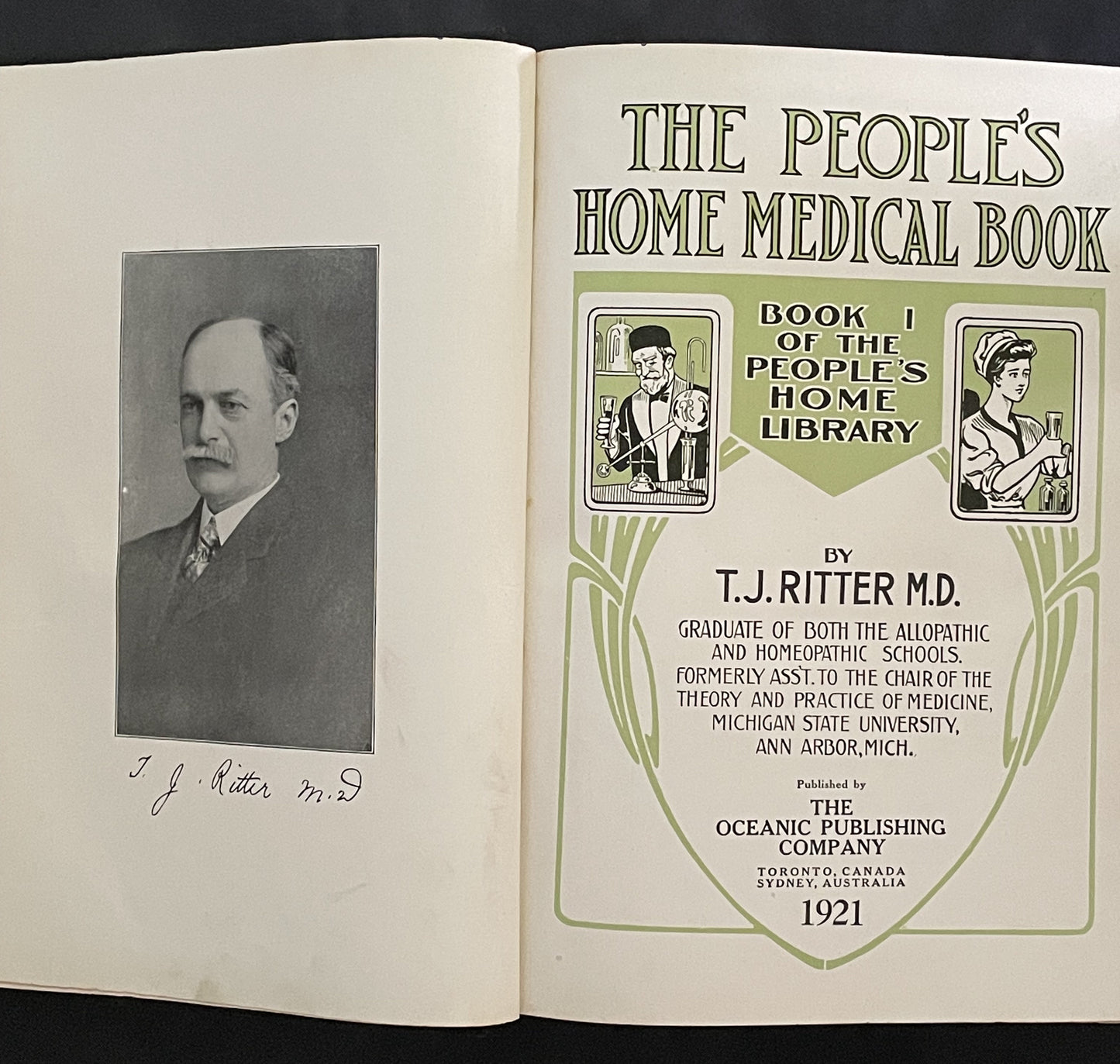 The People's Home Library by R. C. Barnum & T.J. Ritter M.D.