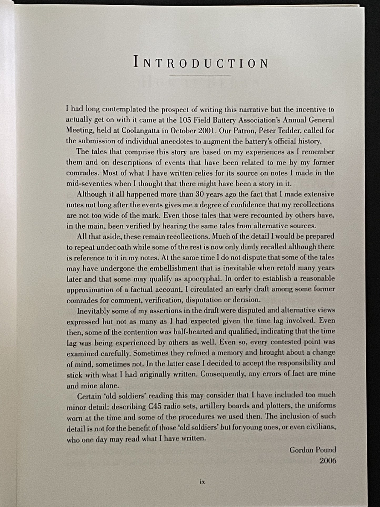 What Soldiers Do by Gordon Pound