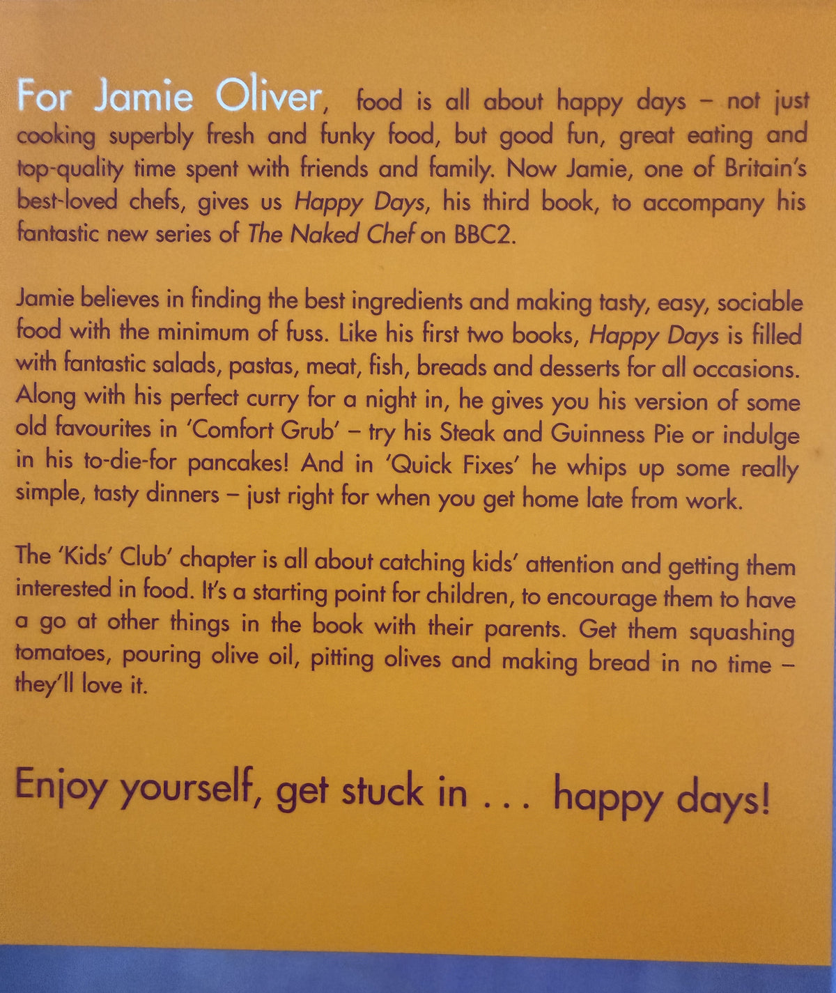 Happy Days with the Naked Chef by Jamie Oliver