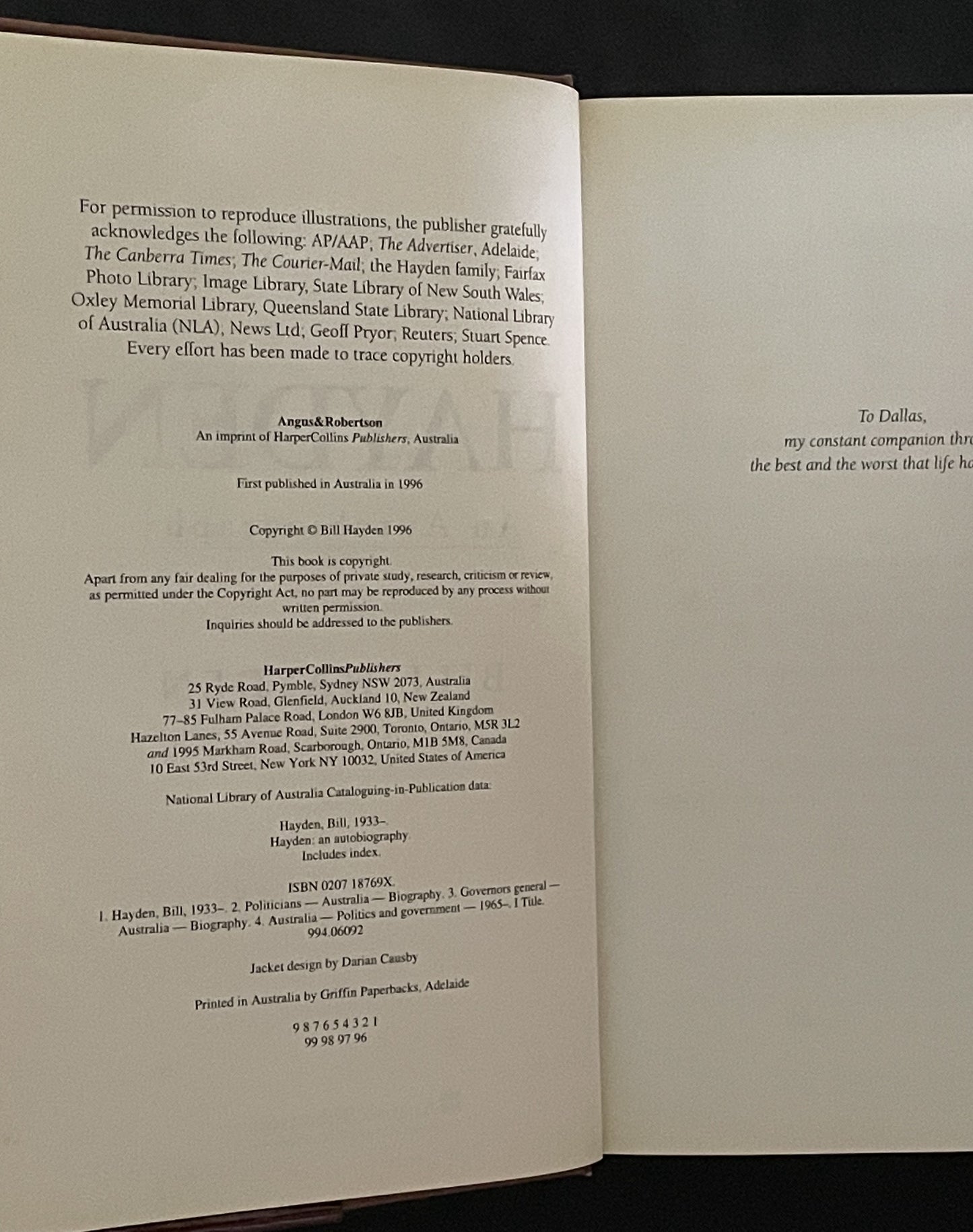 Hayden by Bill Hayden