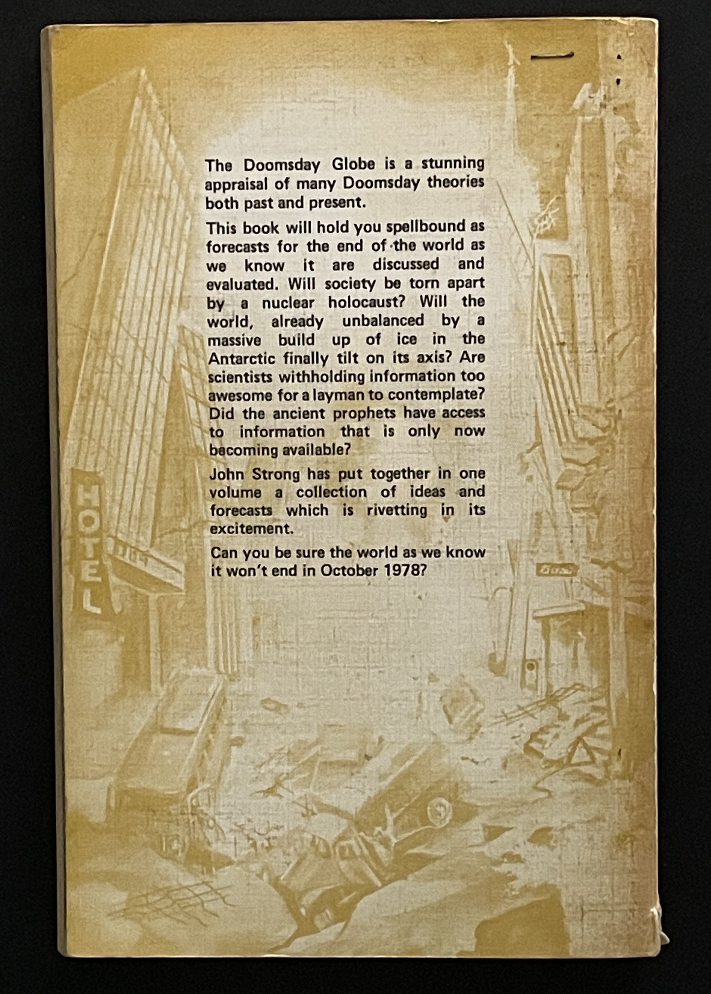 The Doomsday Globe by John Strong