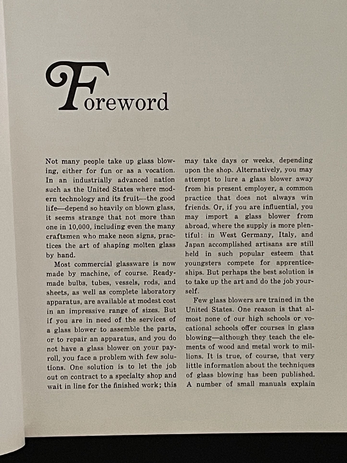 Creative Glass Blowing by James E. Hammesfahr