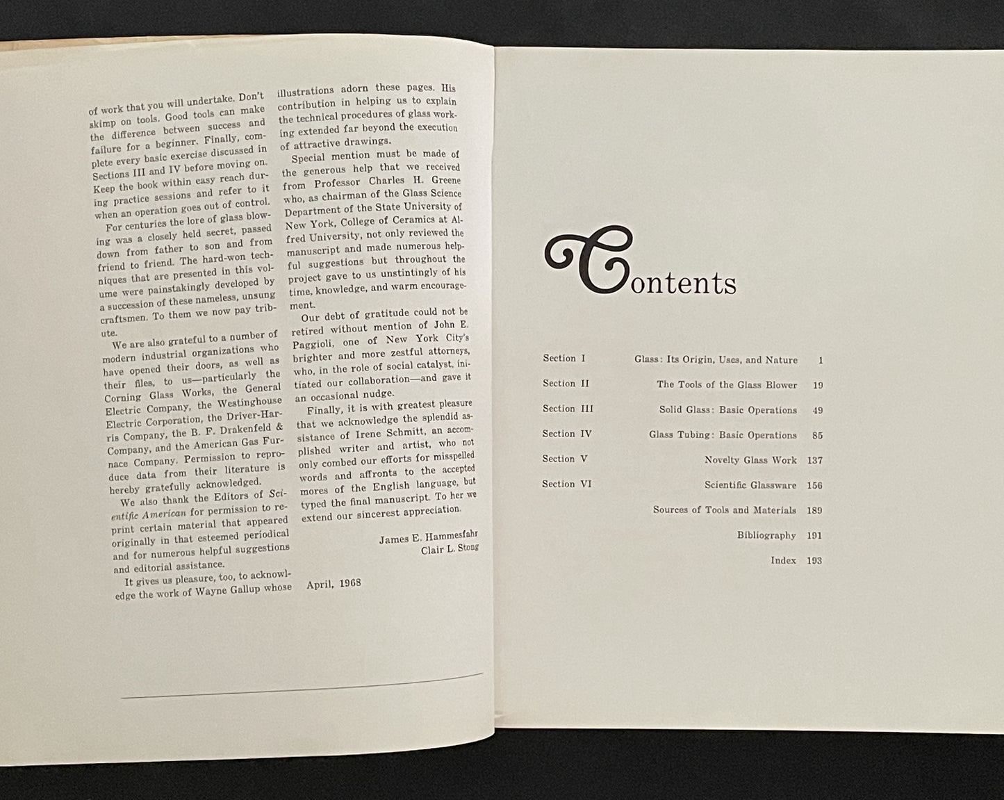 Creative Glass Blowing by James E. Hammesfahr