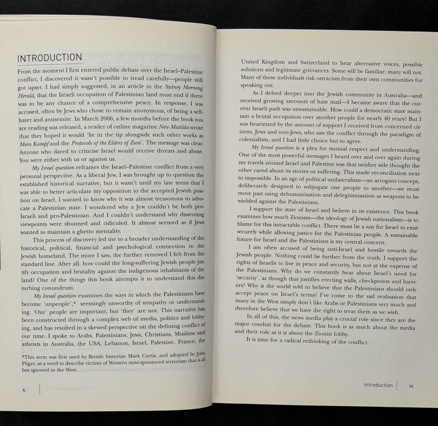My Israel Question by Antony Loewenstein