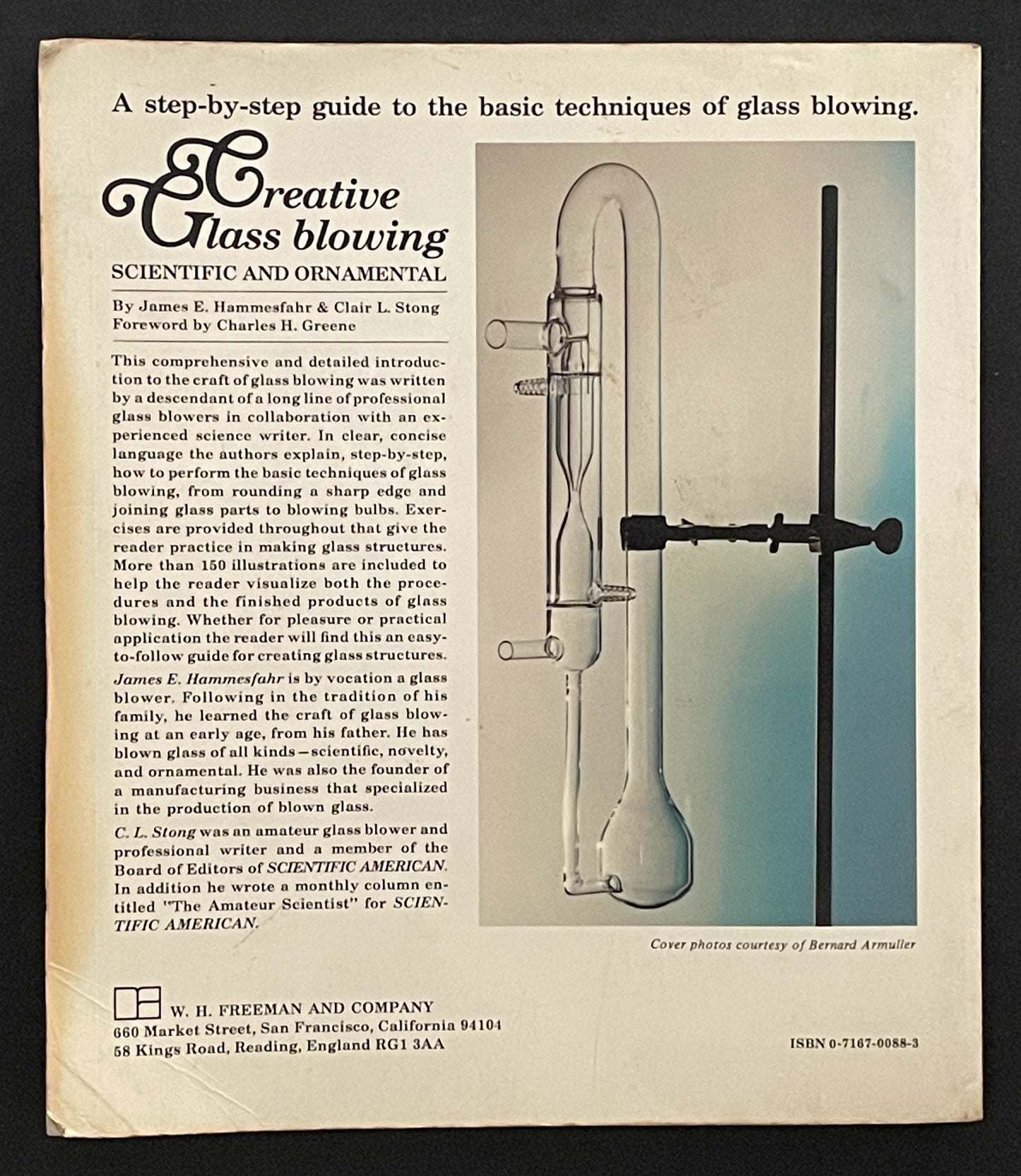 Creative Glass Blowing by James E. Hammesfahr