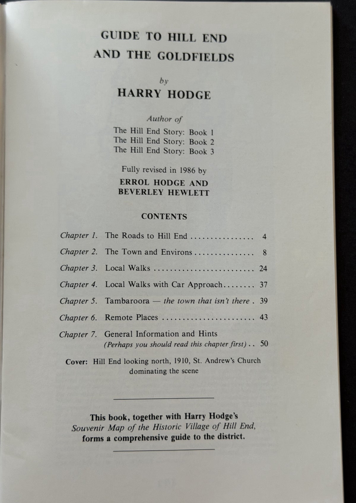 A Guide to Historic Hill End by Harry Hodge