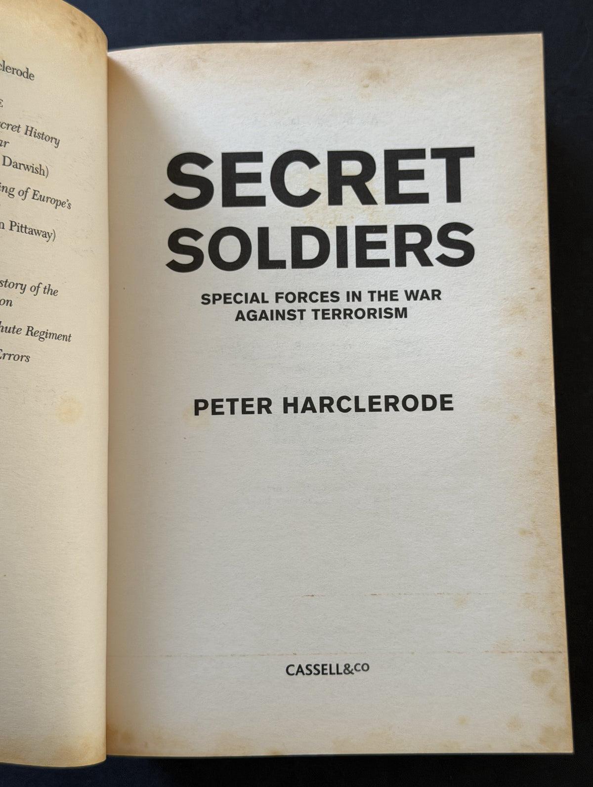 Secret soldiers by Peter Harclerode