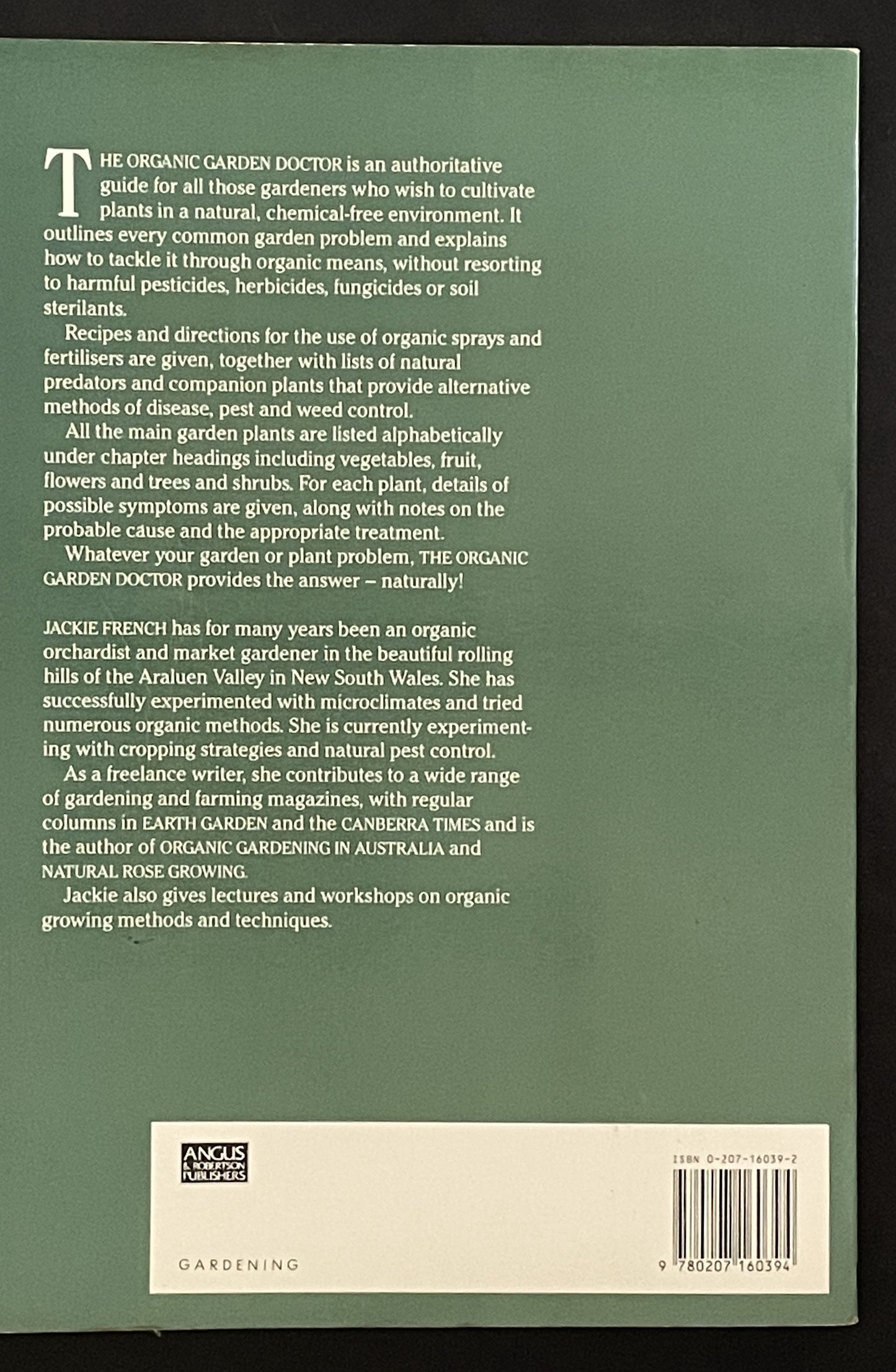 The Organic Garden Doctor by Jackie French