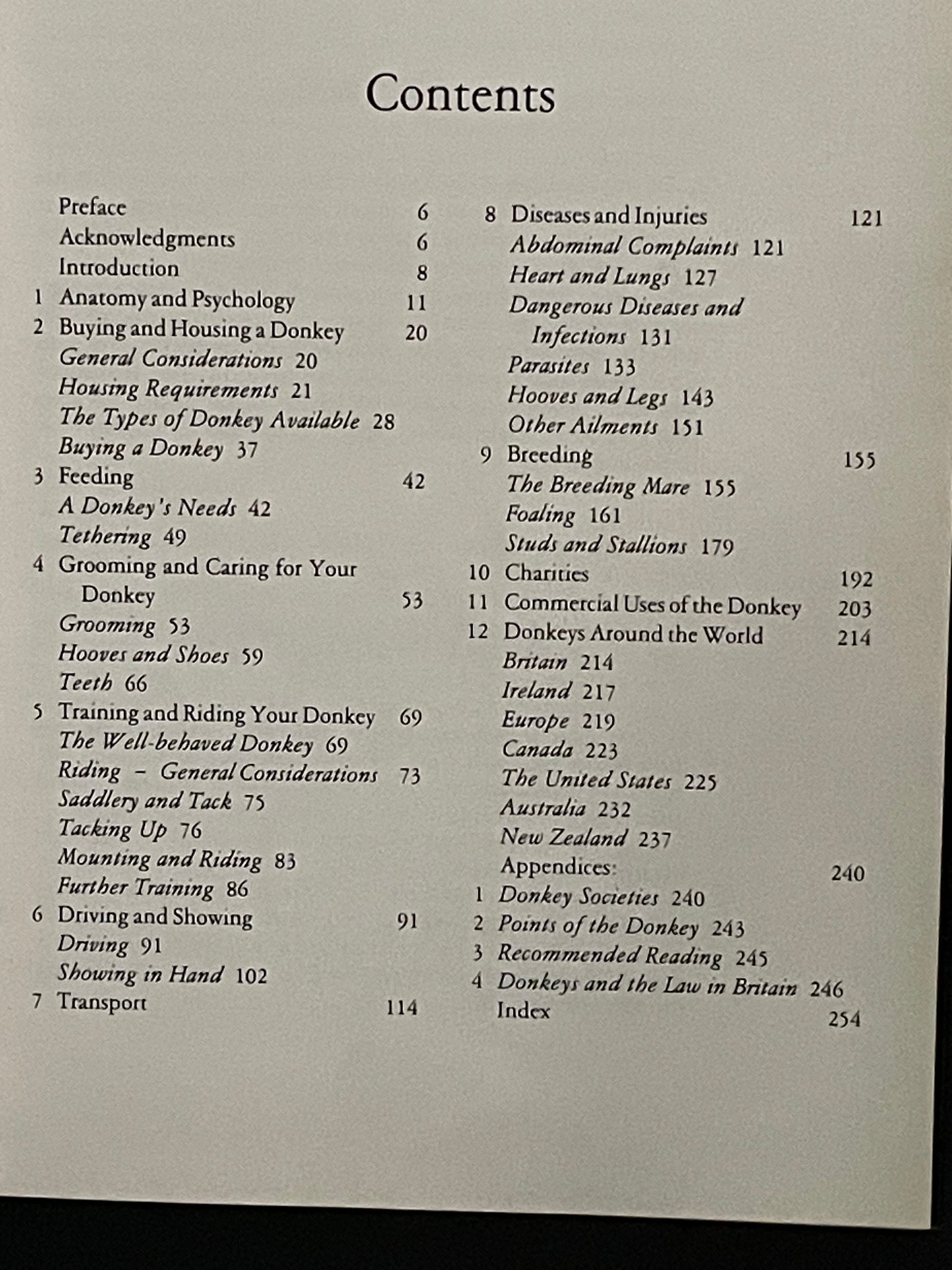 The Book of the Donkey by Robin Sandbach Borwick