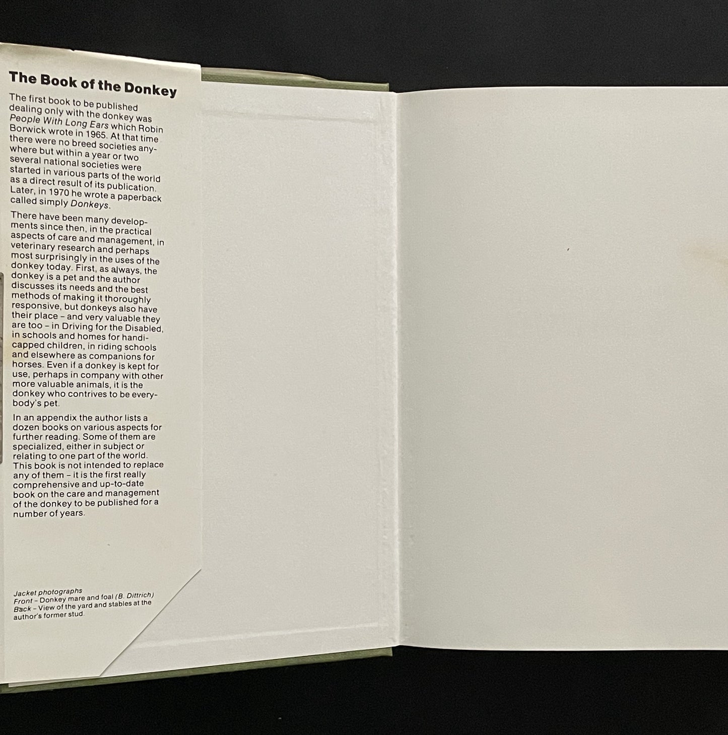 The Book of the Donkey by Robin Sandbach Borwick