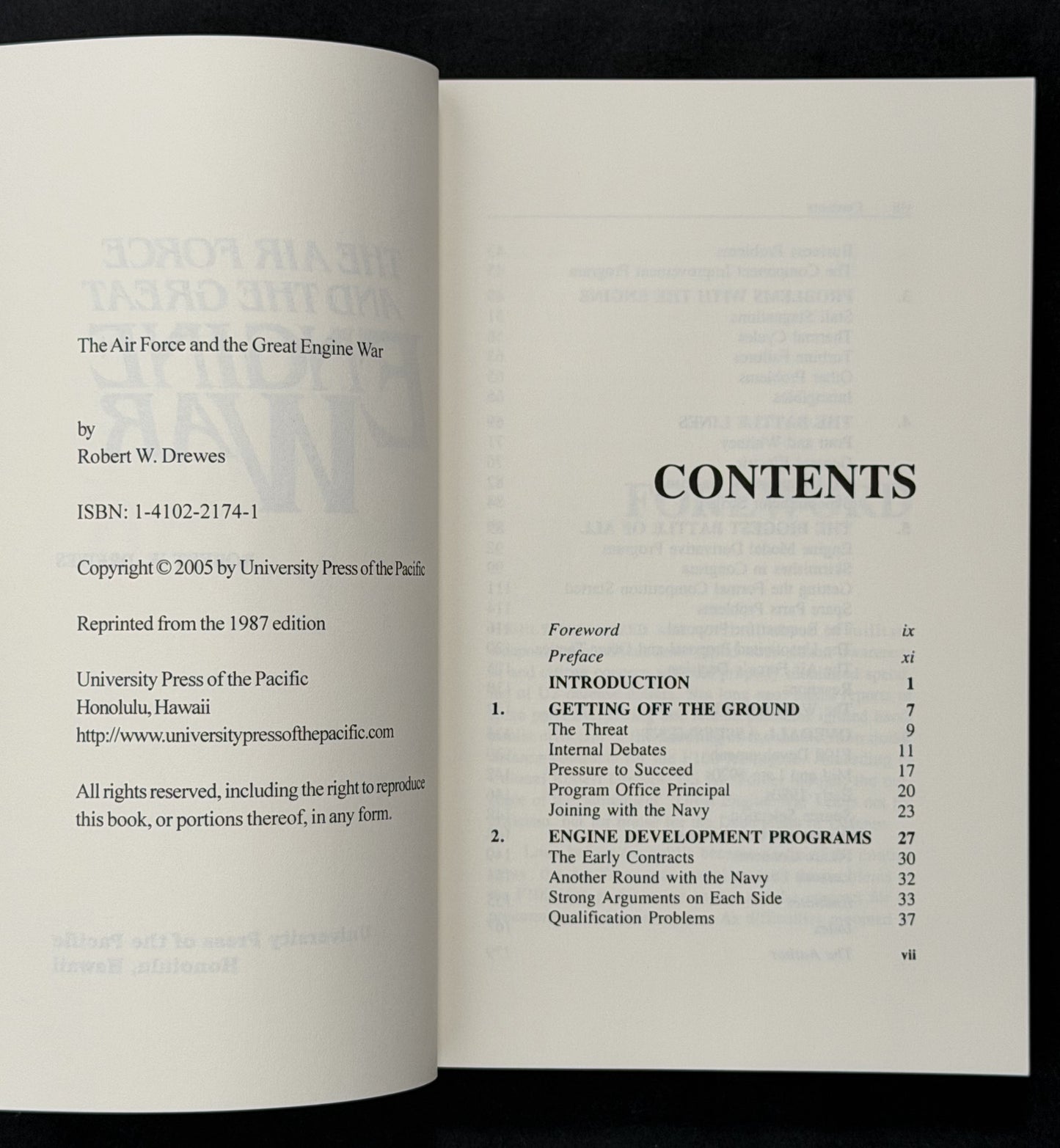 The Air Force and the Great Engine War by Robert W. Drewes