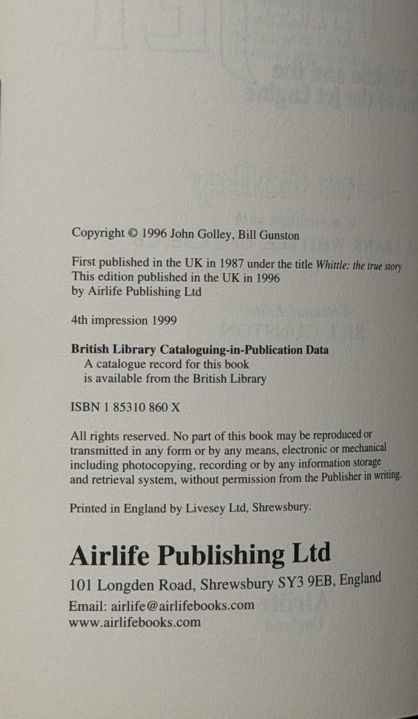 Genesis of the Jet by John Golley