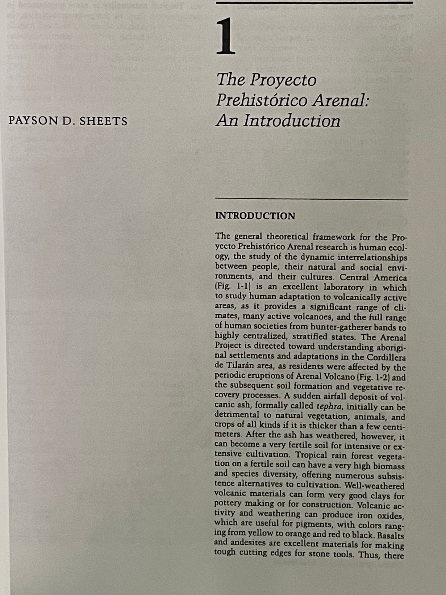 Archaeology, Volcanism, and Remote Sensing in the Arenal Region, Costa Rica