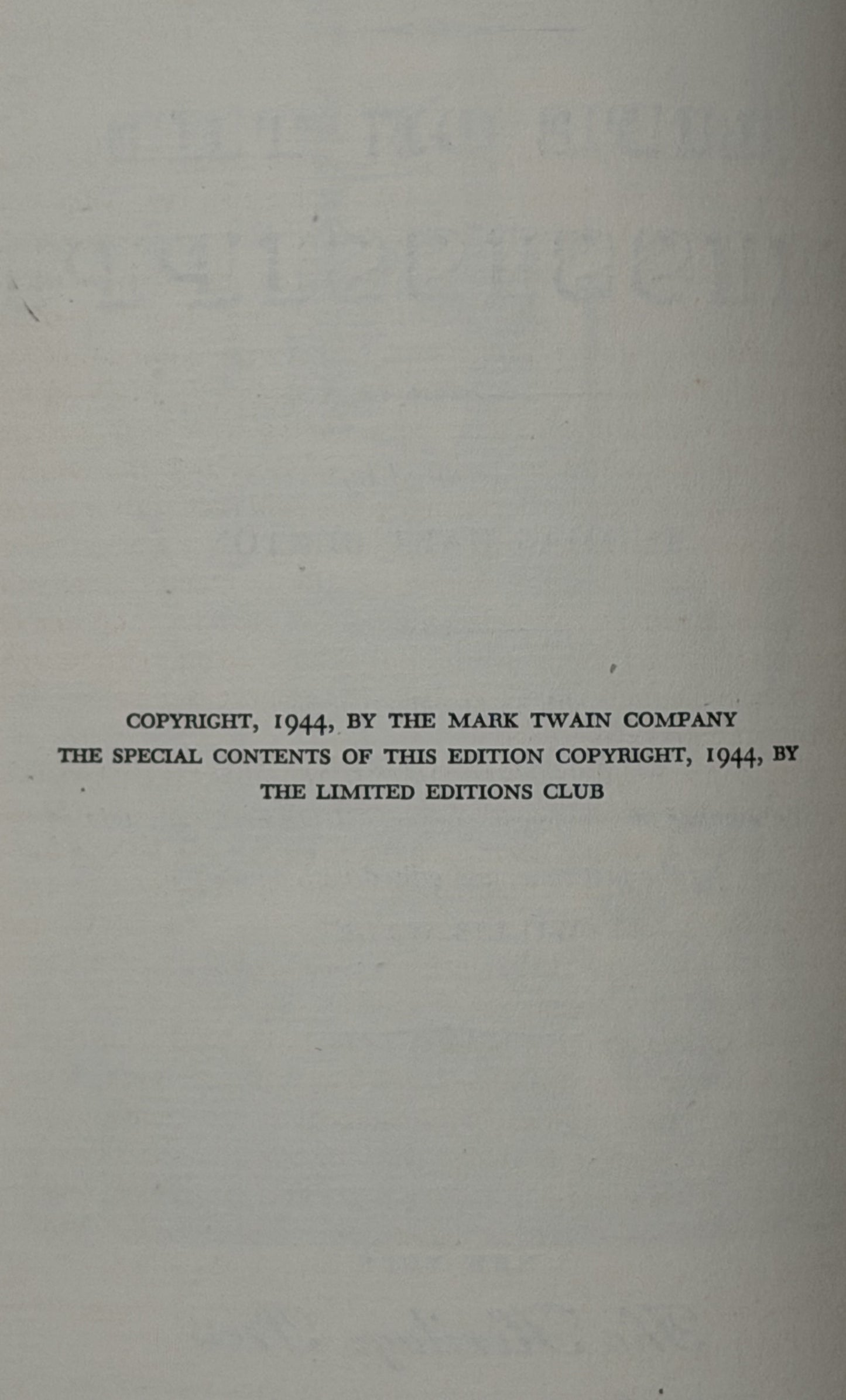 Life on the Mississippi by Mark Twain