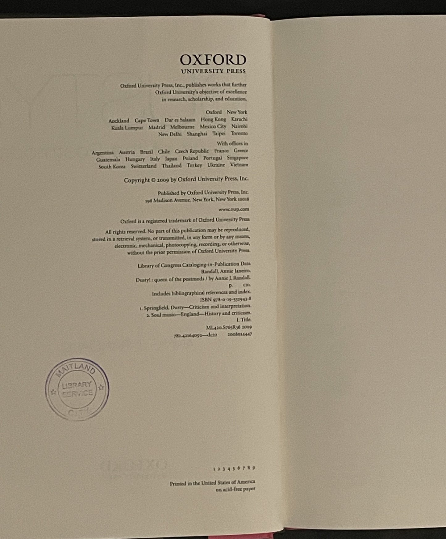 Dusty!: Queen of the Postmods by Annie J Randall