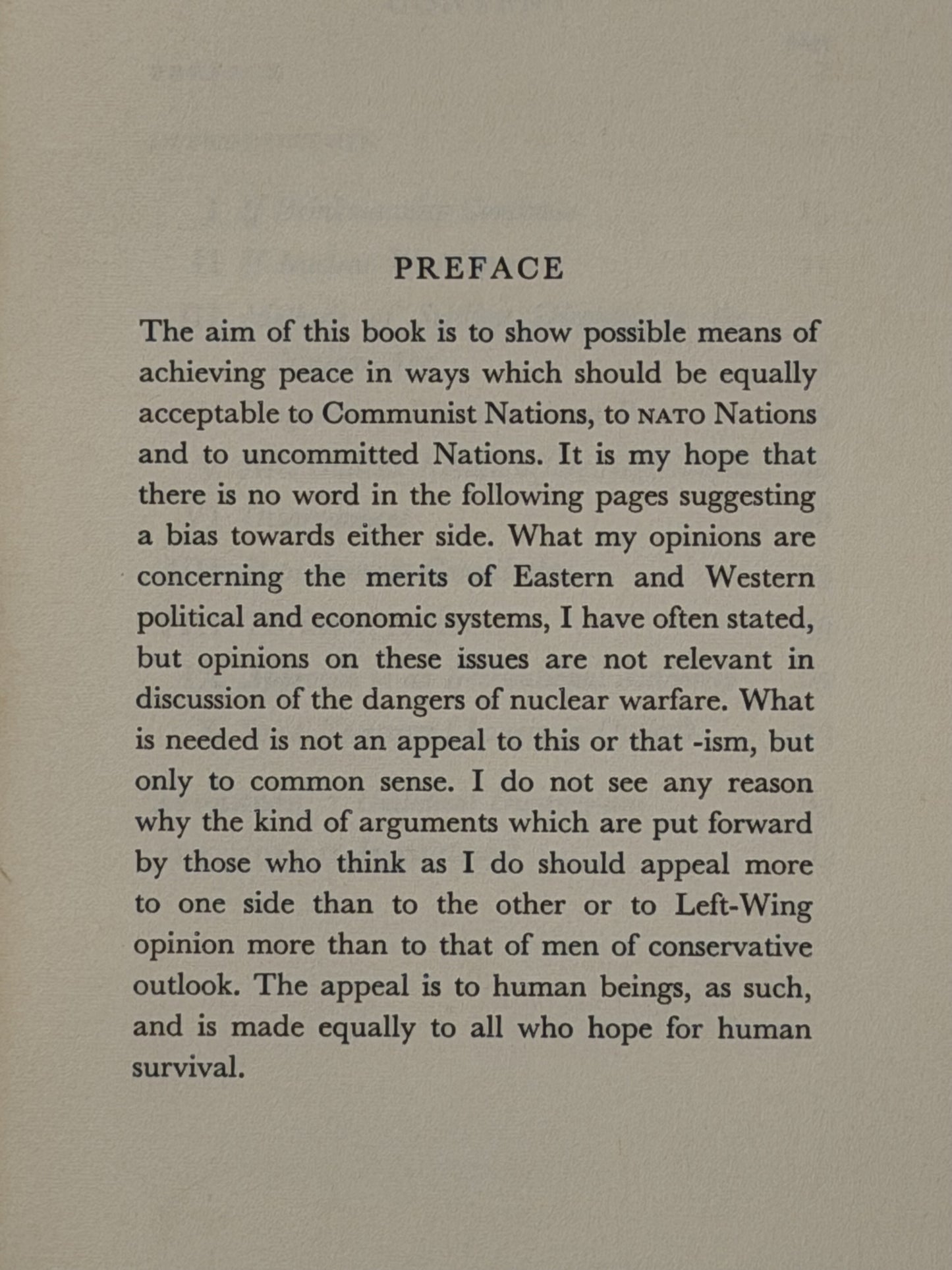 CHECK Common Sense and Nuclear Warfare by Bertrand Russell