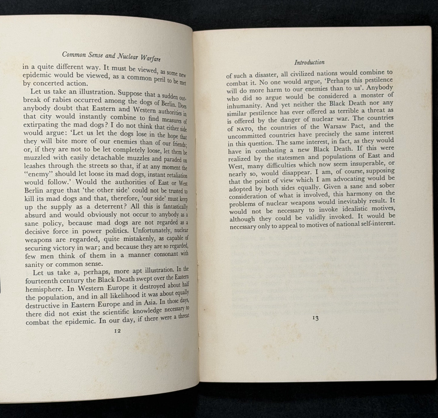 CHECK Common Sense and Nuclear Warfare by Bertrand Russell