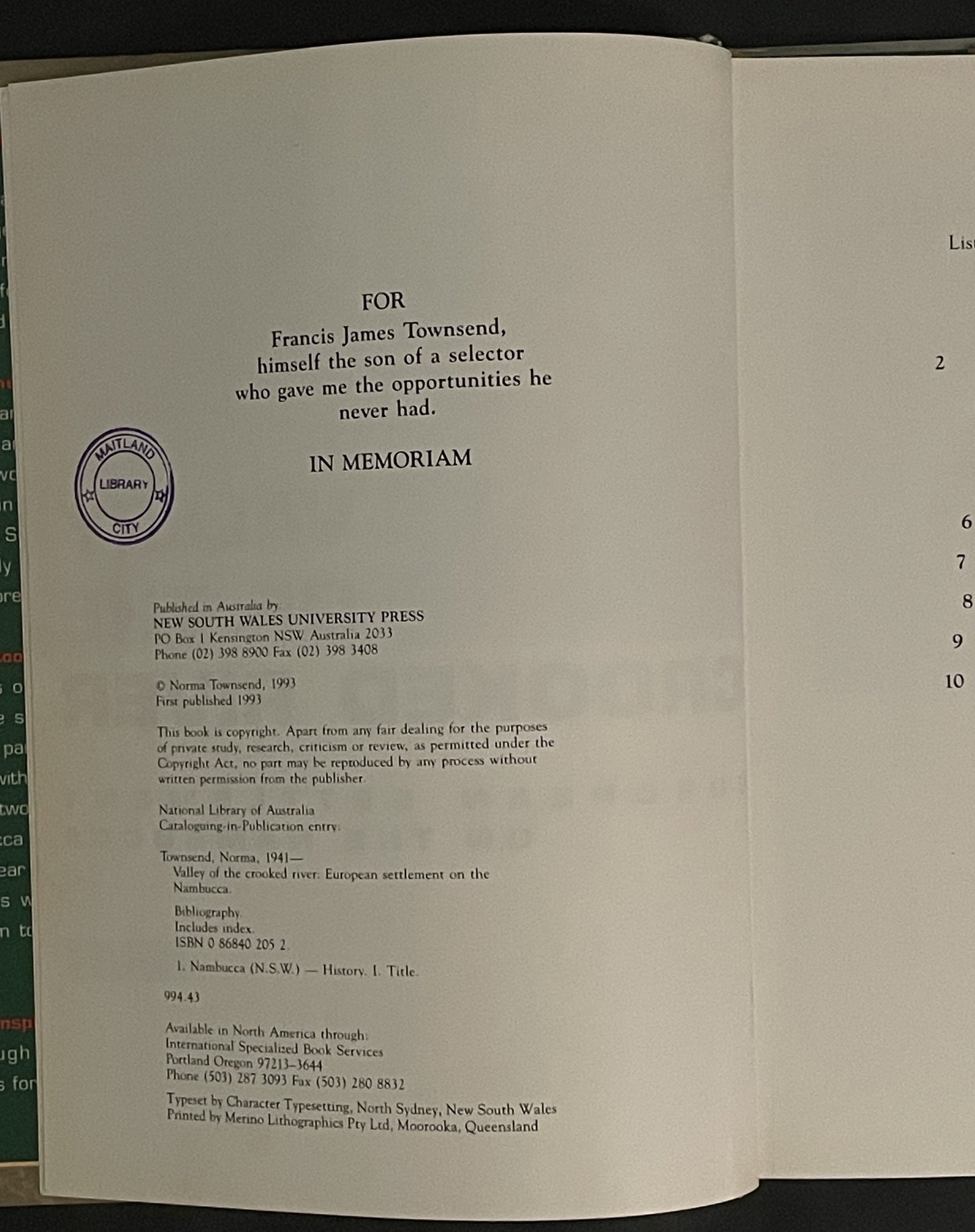 Valley of the Crooked River by Norma Townsend