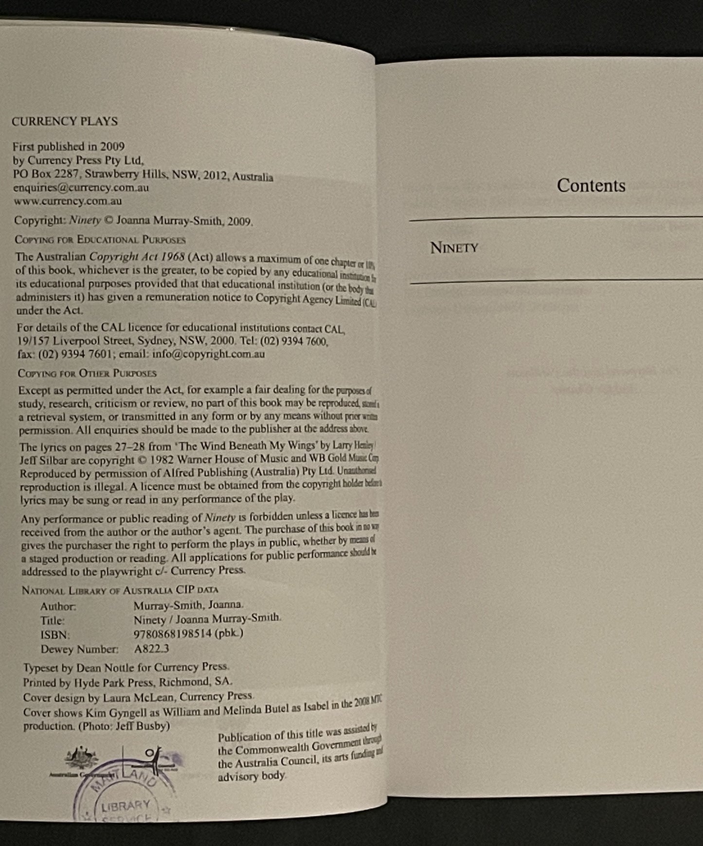 Ninety by Joanna Murray-Smith